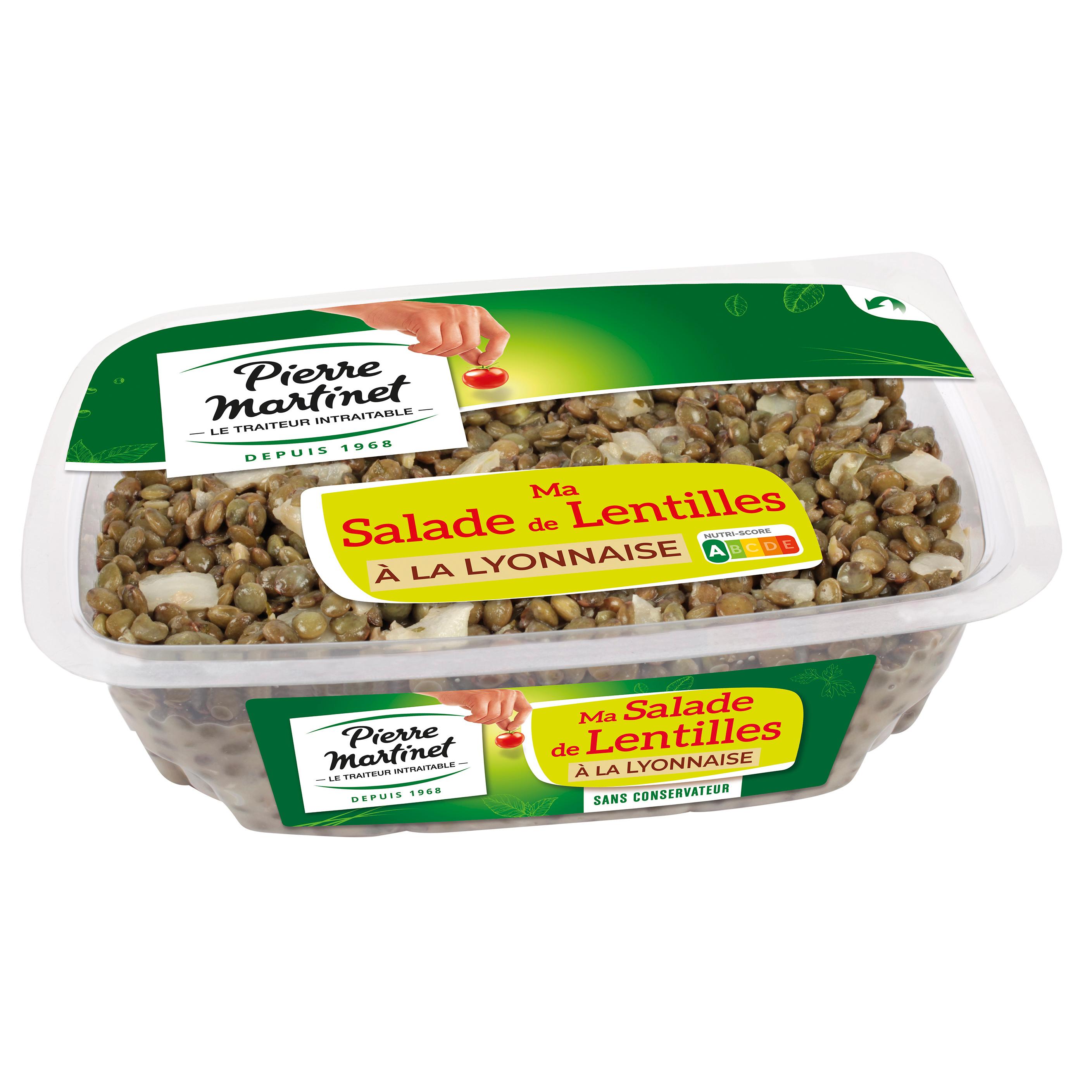 PIERRE MARTINET Salade de lentilles à la lyonnaise 1 part 500g