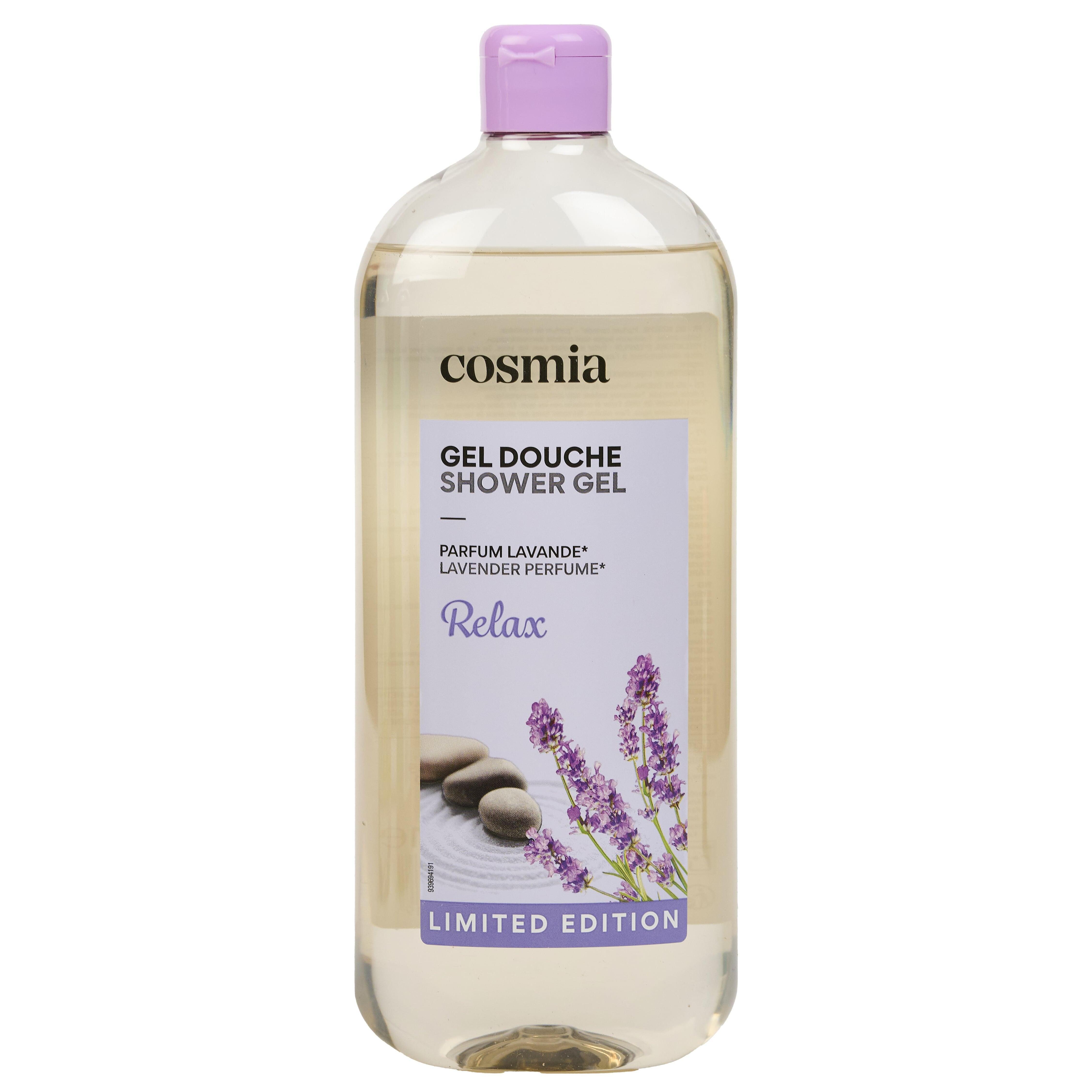 COSMIA Gel douche relax parfum lavande 750ml