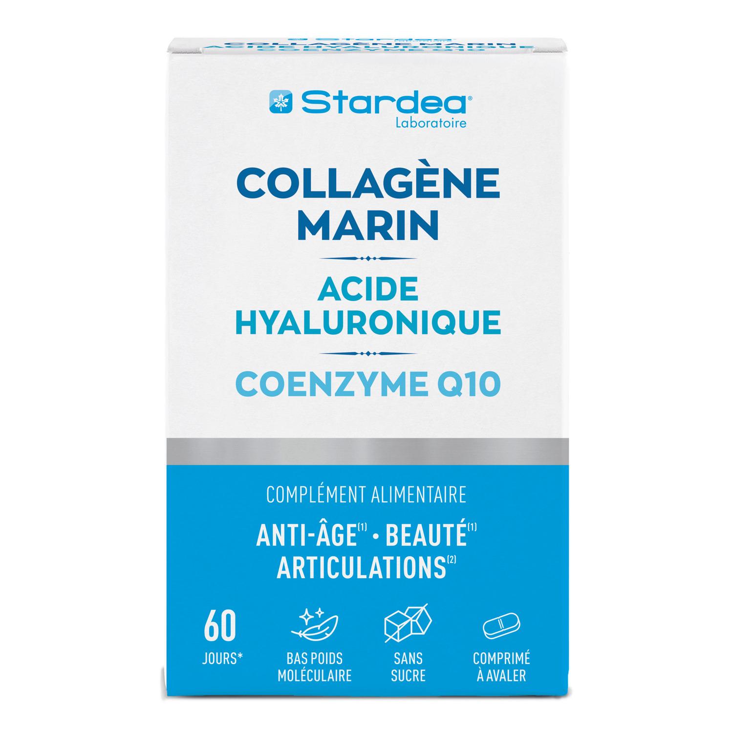 STARDEA Collagène marin à l'acide hyaluronique 60 jours 54g