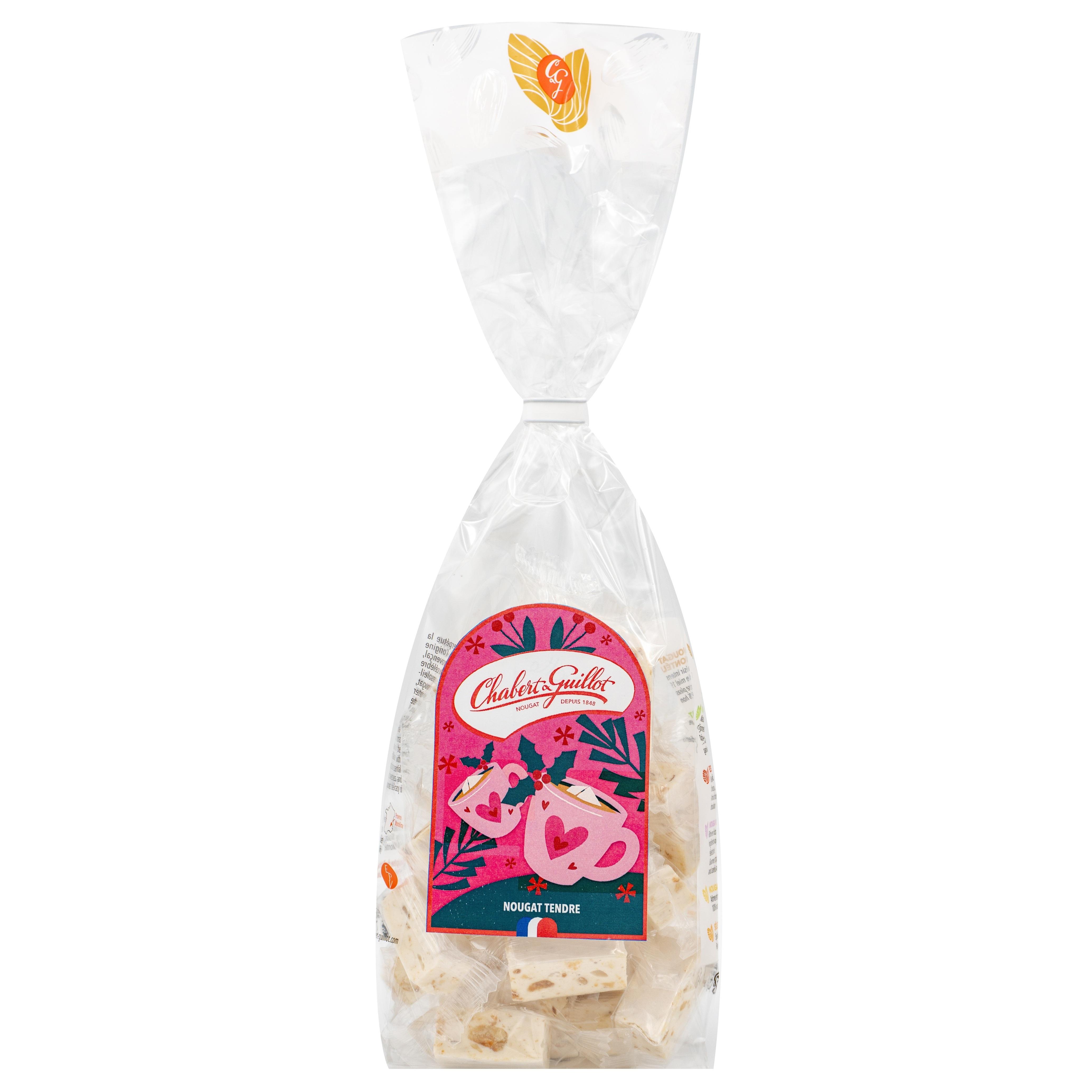 CHABERT ET GUILLOT Nougat tendre aux noisettes et amandes caramélisées 200g