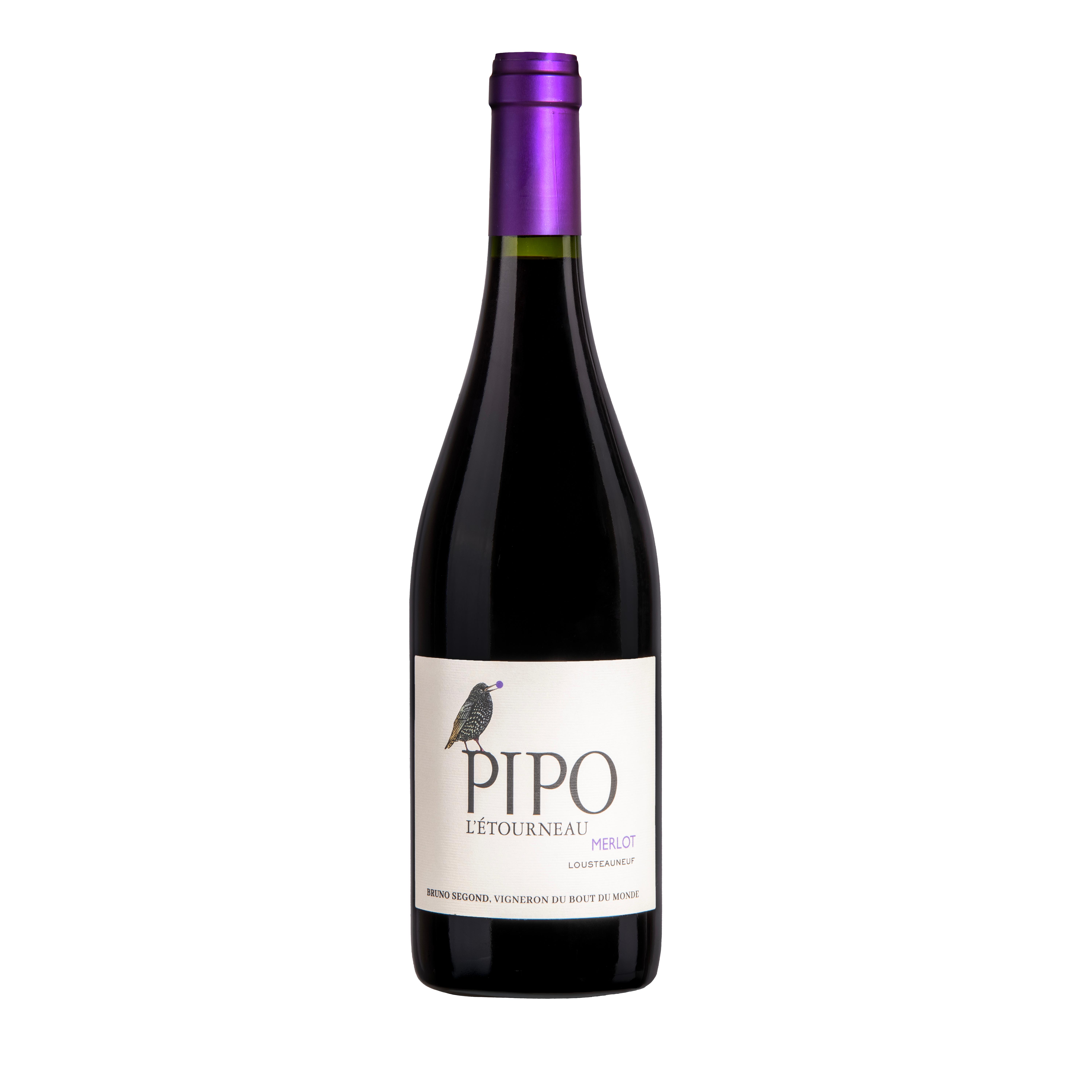 AOP medoc Pipo L'Etourneau rouge Merlot 75cl