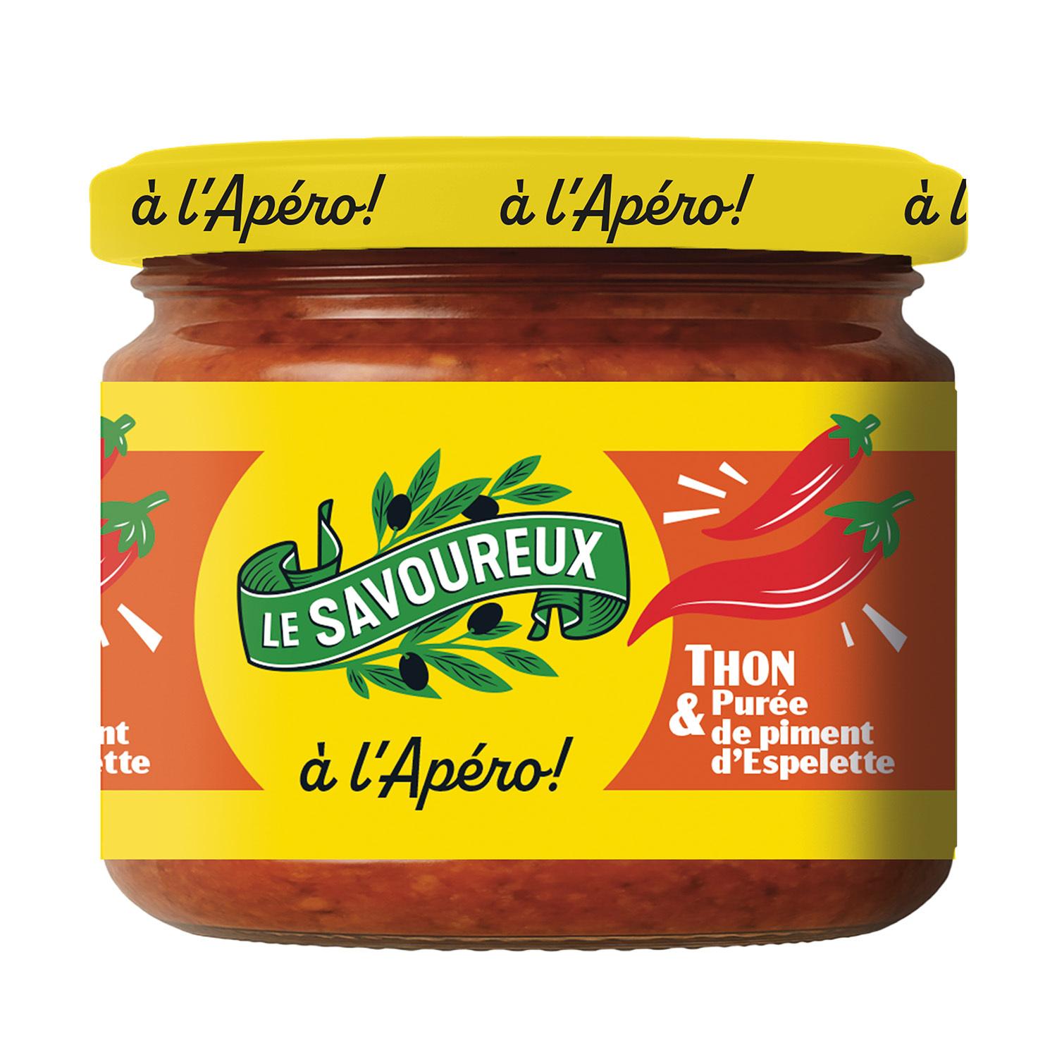 LE SAVOUREUX Tartinable thon et purée de piment d'Espelette 90g