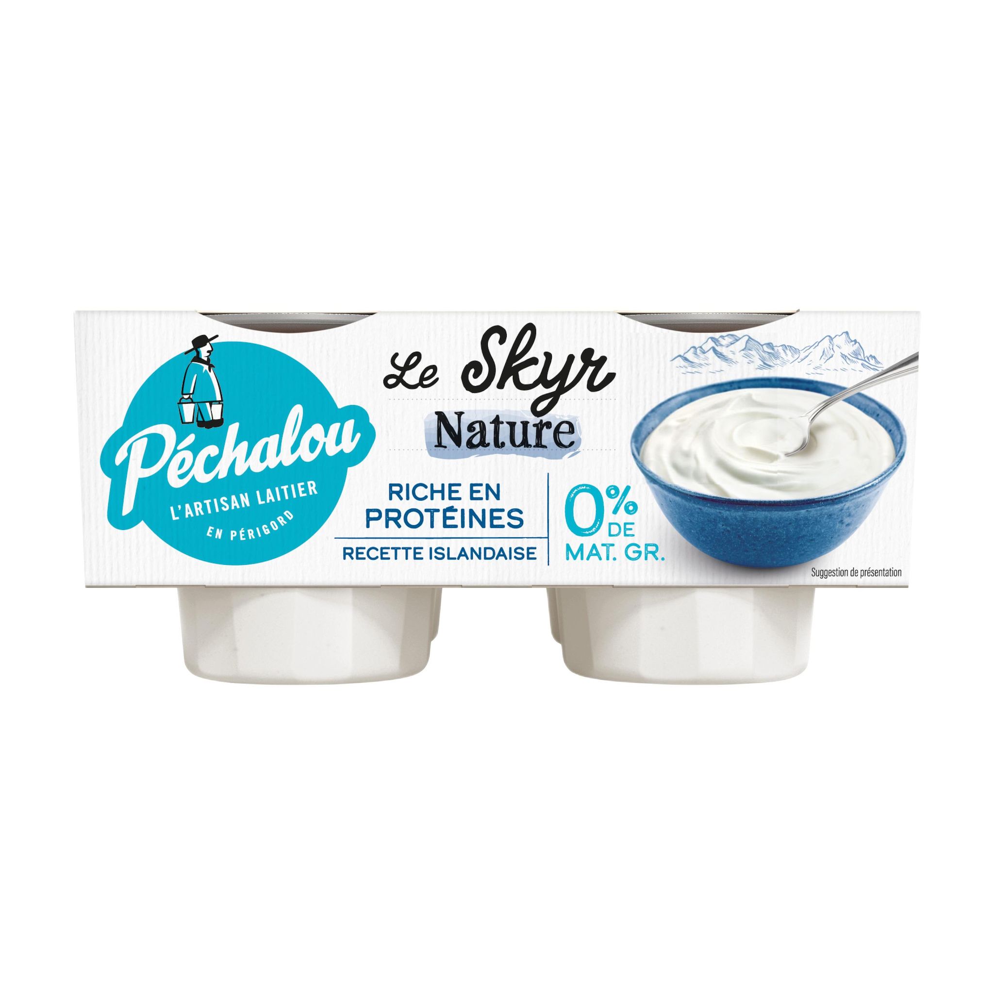 PECHALOU Skyr nature 4x100g