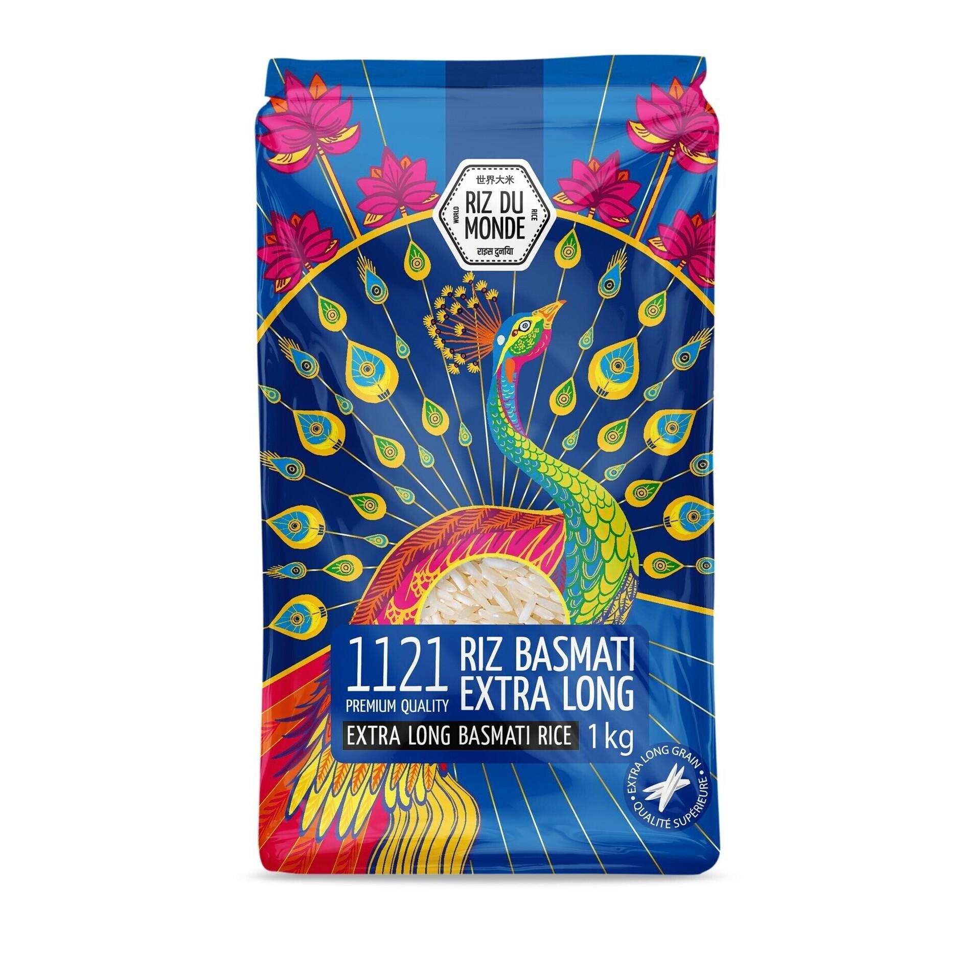 RIZ DU MONDE Riz basmati long grain 1121 parfumé 1kg