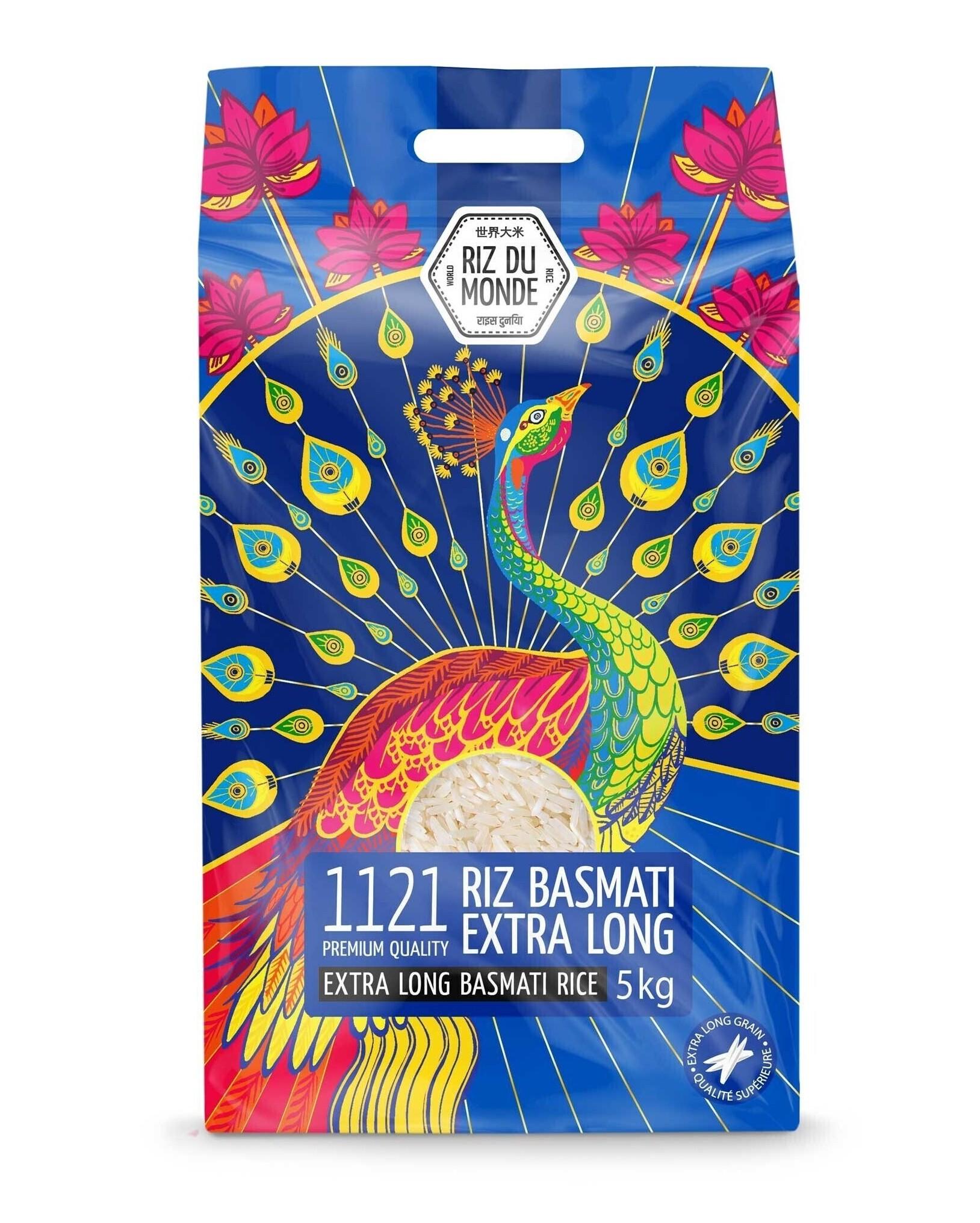 RIZ DU MONDE Riz basmati extra long 5kg