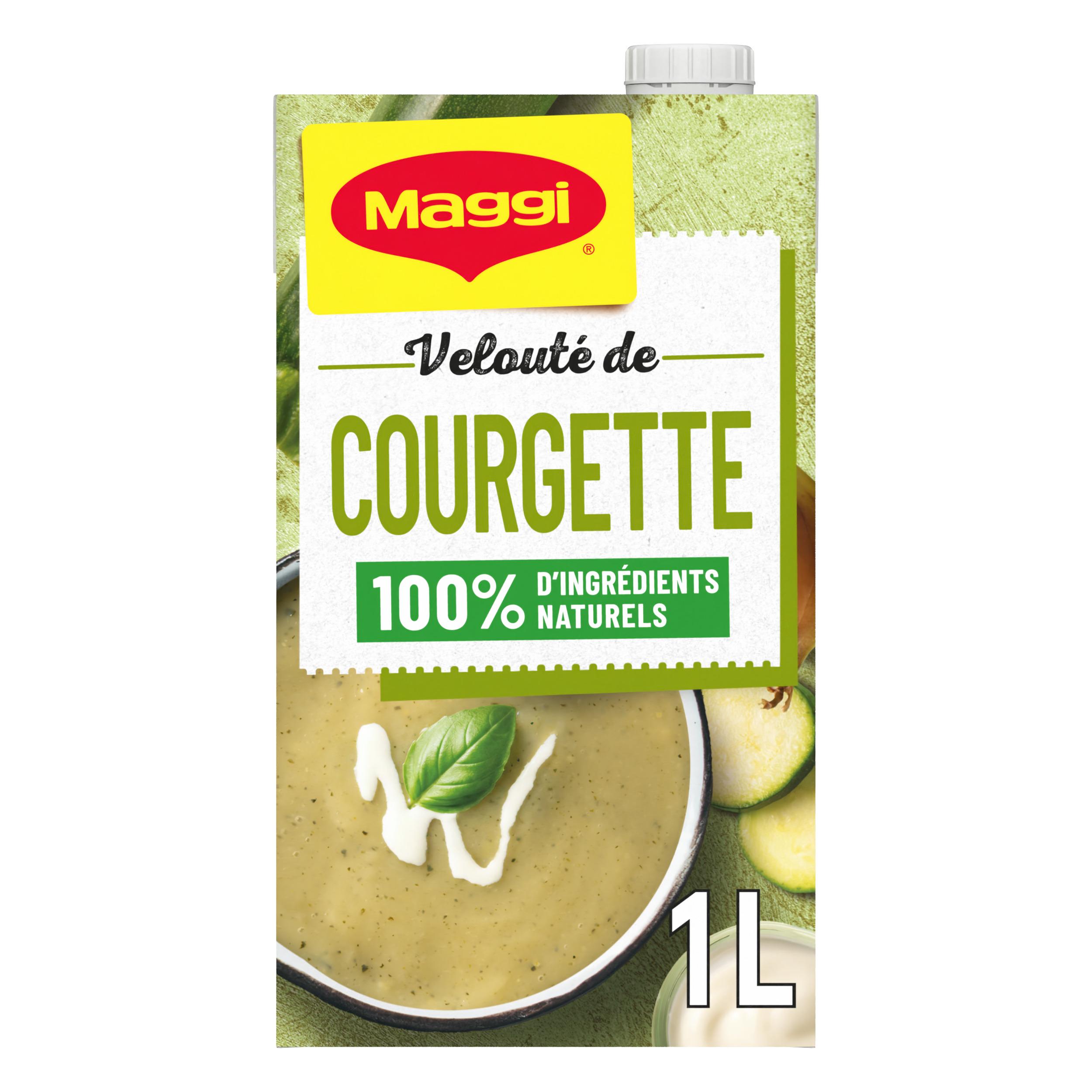 MAGGI Soupe veloutée liquide brique à la courgette 4 personnes 1l