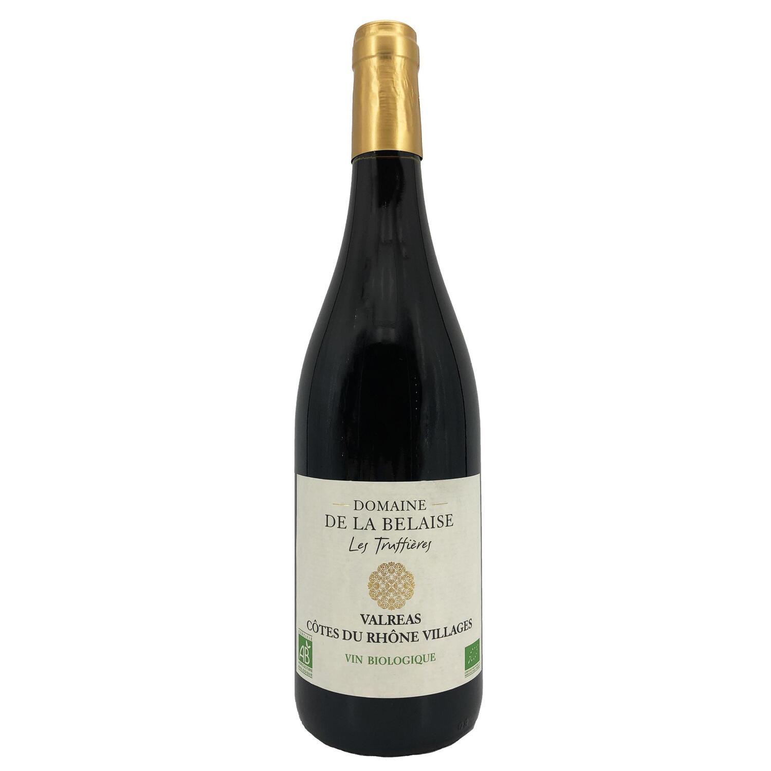 AOP Côtes du Rhône Villages Valréas Domaine de la Belaise Les Truffières Bio rouge 75cl