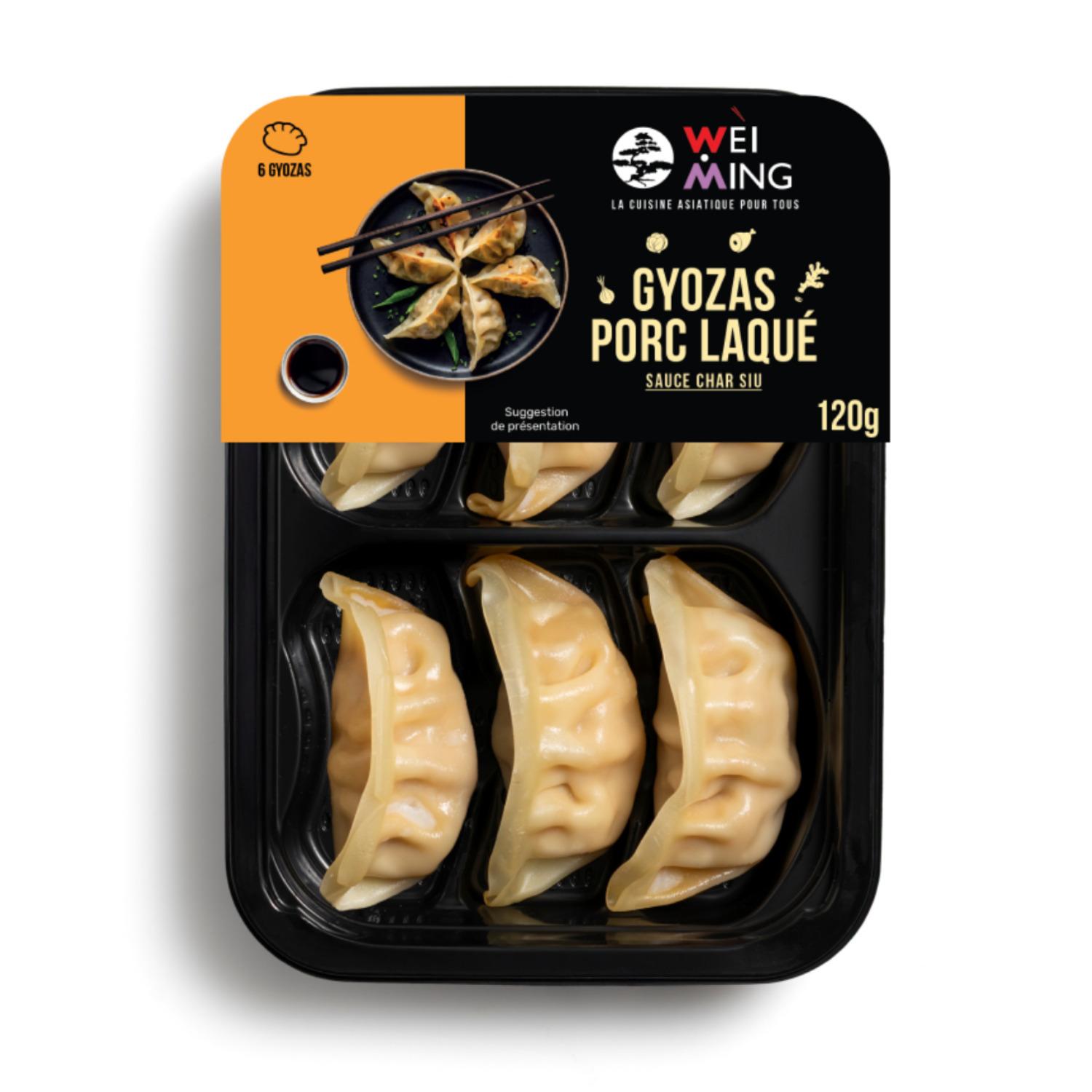 WEI MING Gyozas porc laqué façon Char Siu 6 pièces 6 pièces