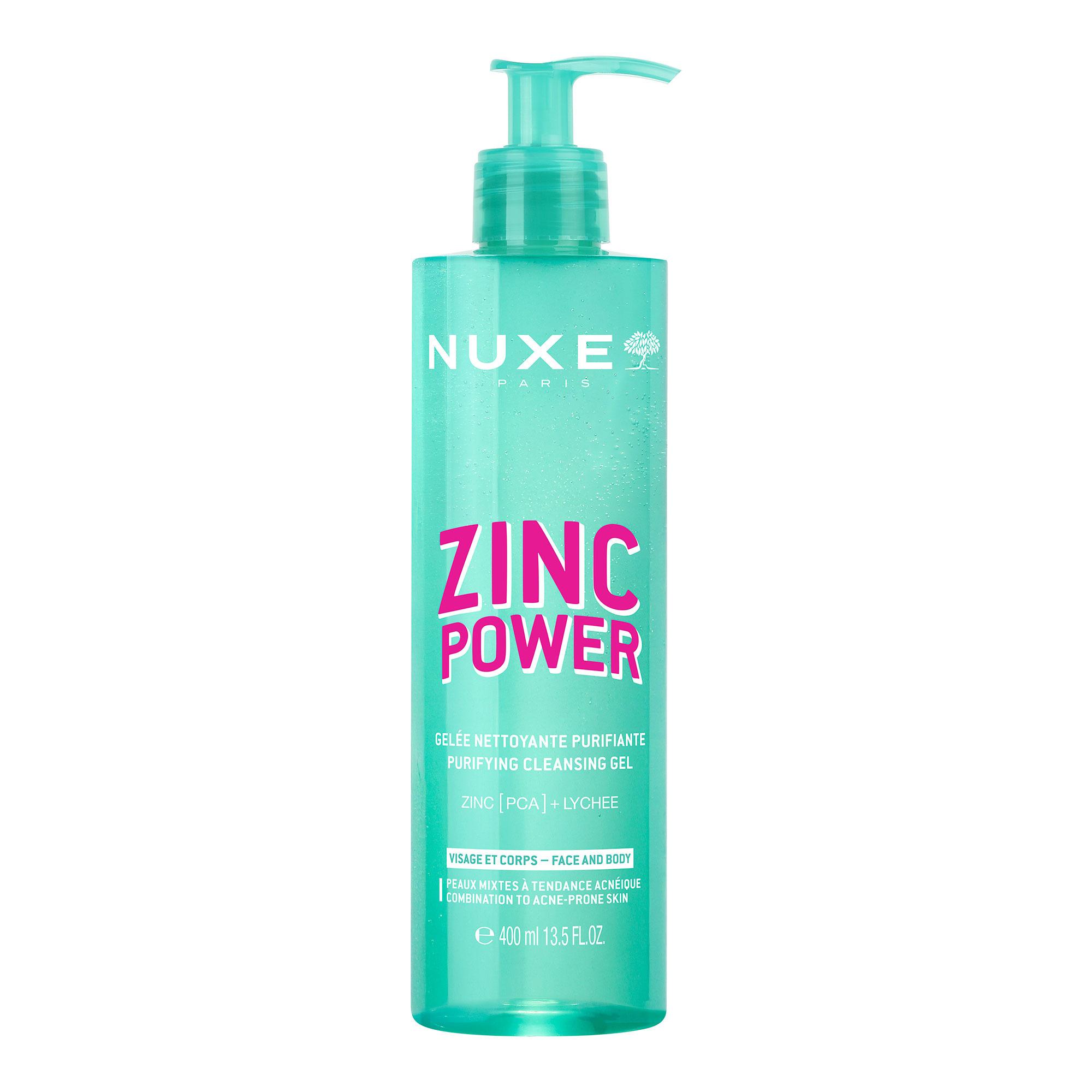 NUXE Zinc Power gelée nettoyante purifiante 400ml