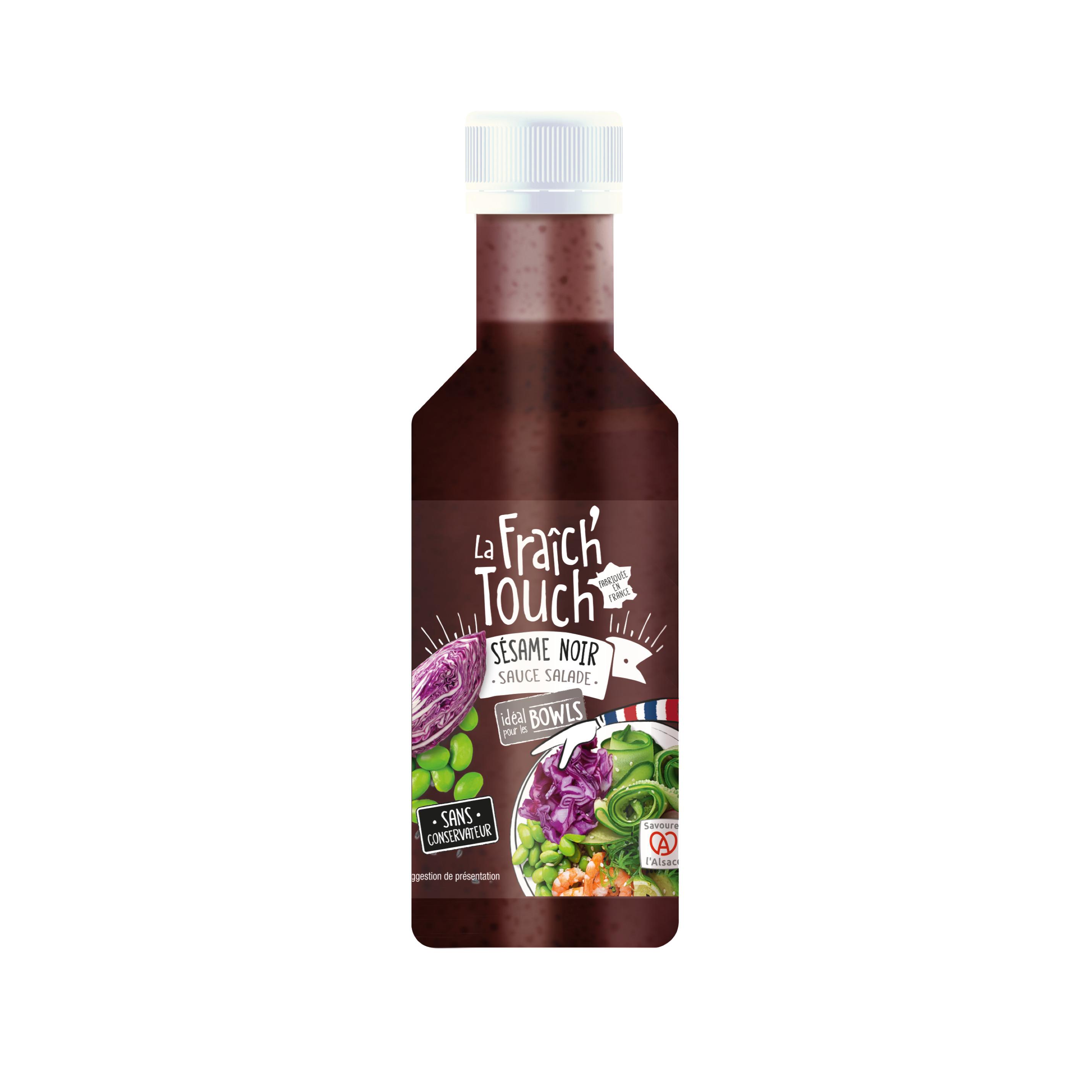LA FRAICH TOUCH Sauce salade sésame noir 250ml