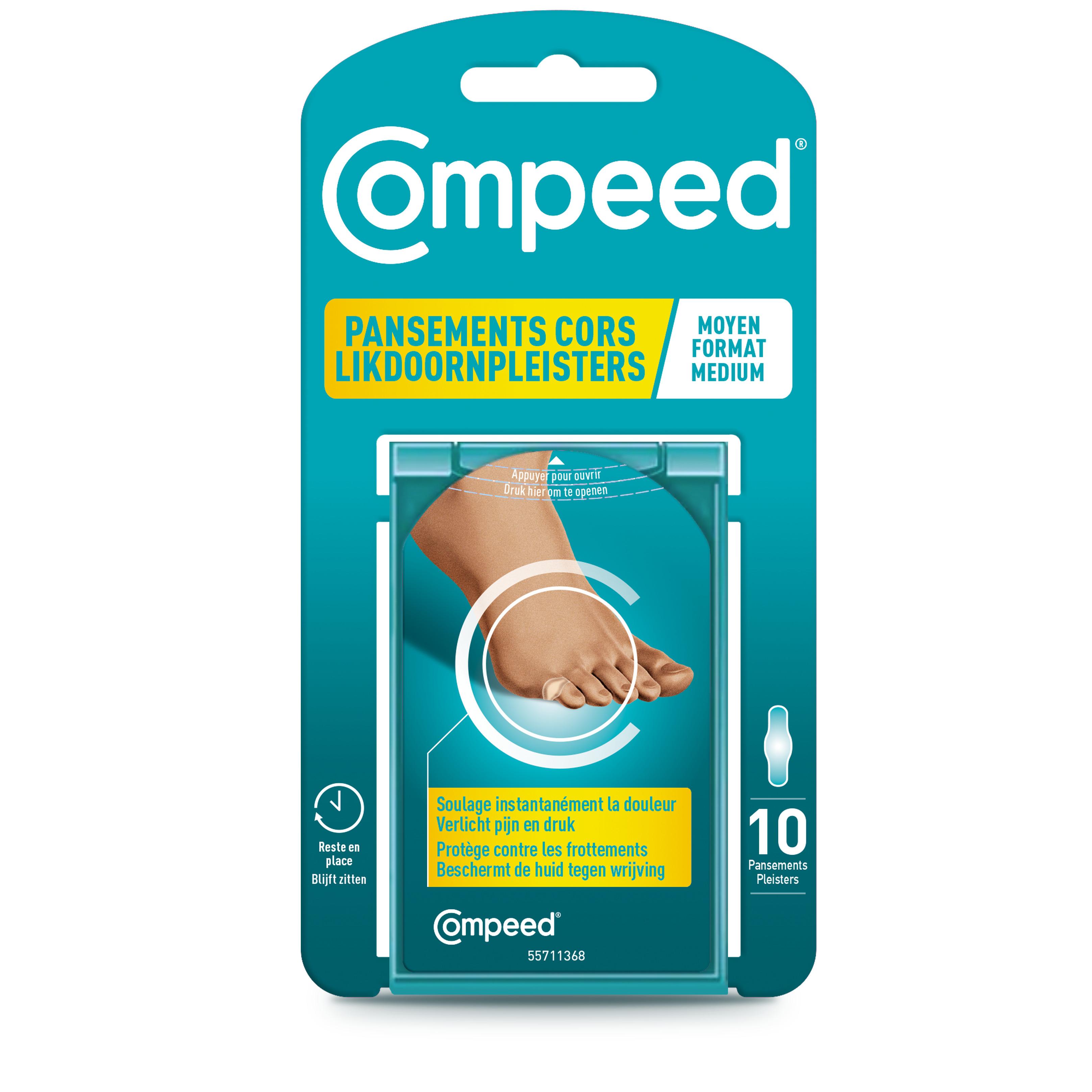 COMPEED Pansements cors moyen format 10 pansements