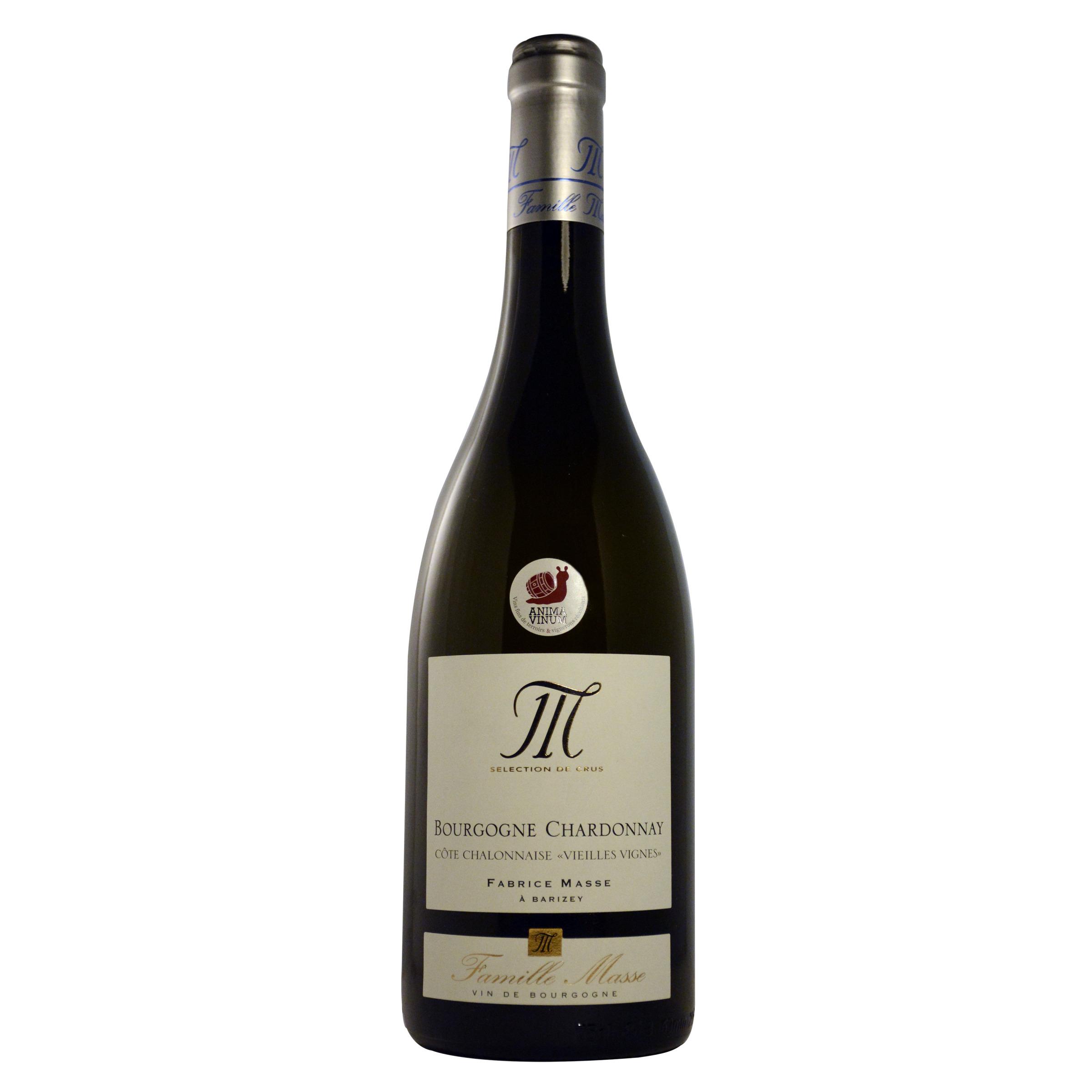 AOP bourgogne chardonnay côte chalonnaise Anima Vinum blanc 2024 Masse HVE 75cl