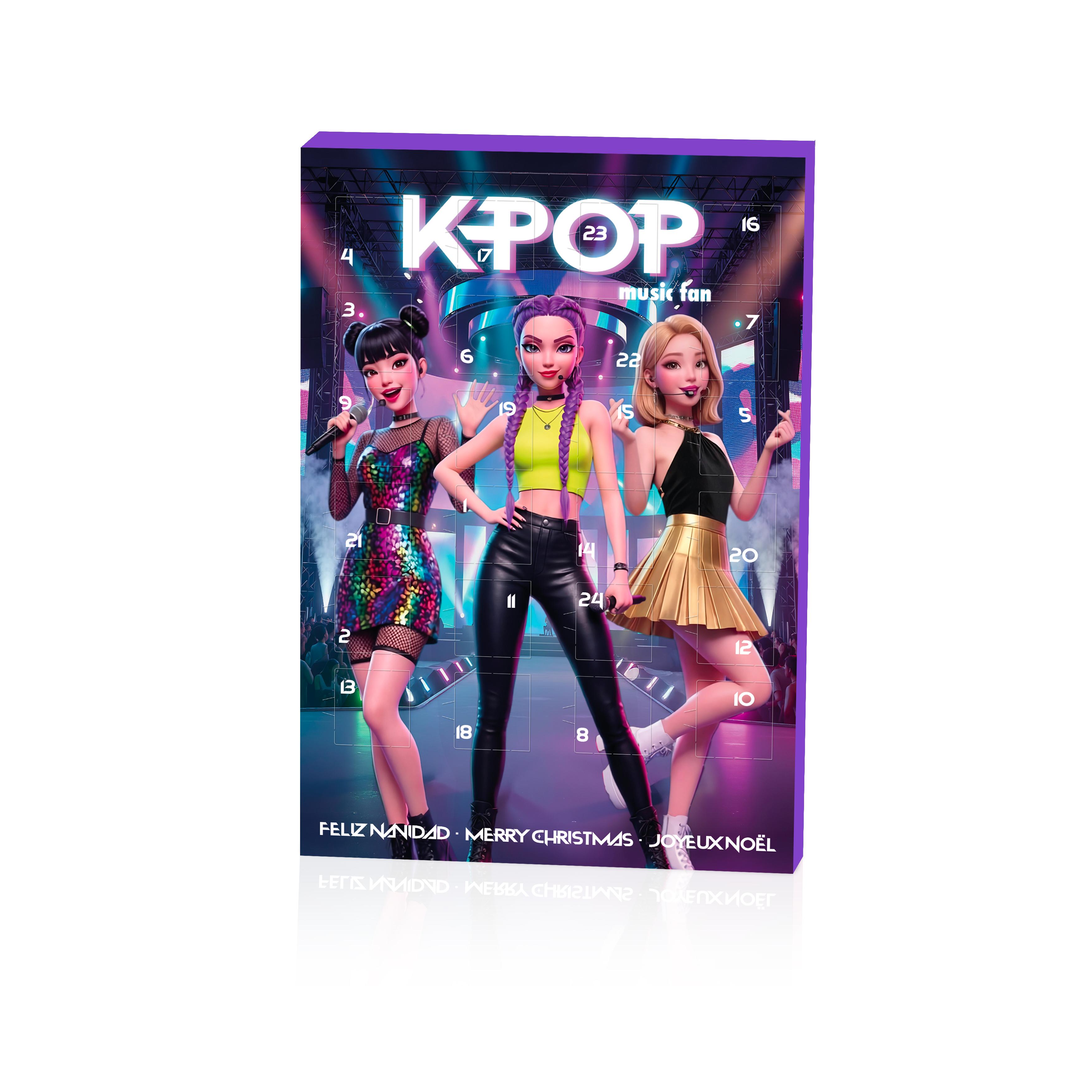 Calendrier de l'avent Kpop au chocolat 65g