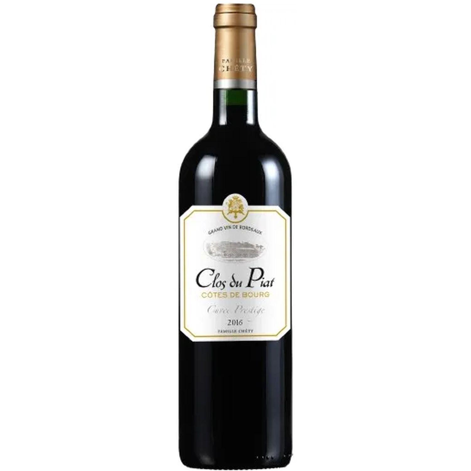 AOP Côtes de Bourg rouge Clos du Piat cuvée Prestige HVE 75cl