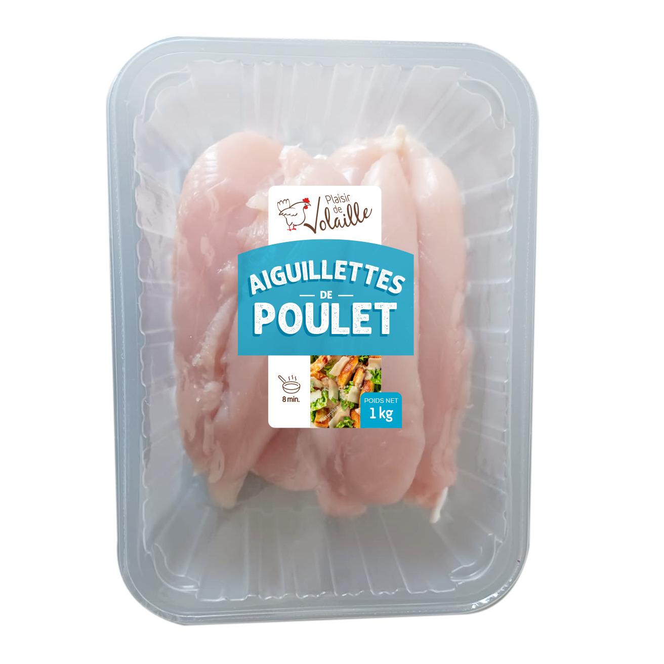 PLAISIR DE VOLAILLE Aiguillettes de poulet 1kg