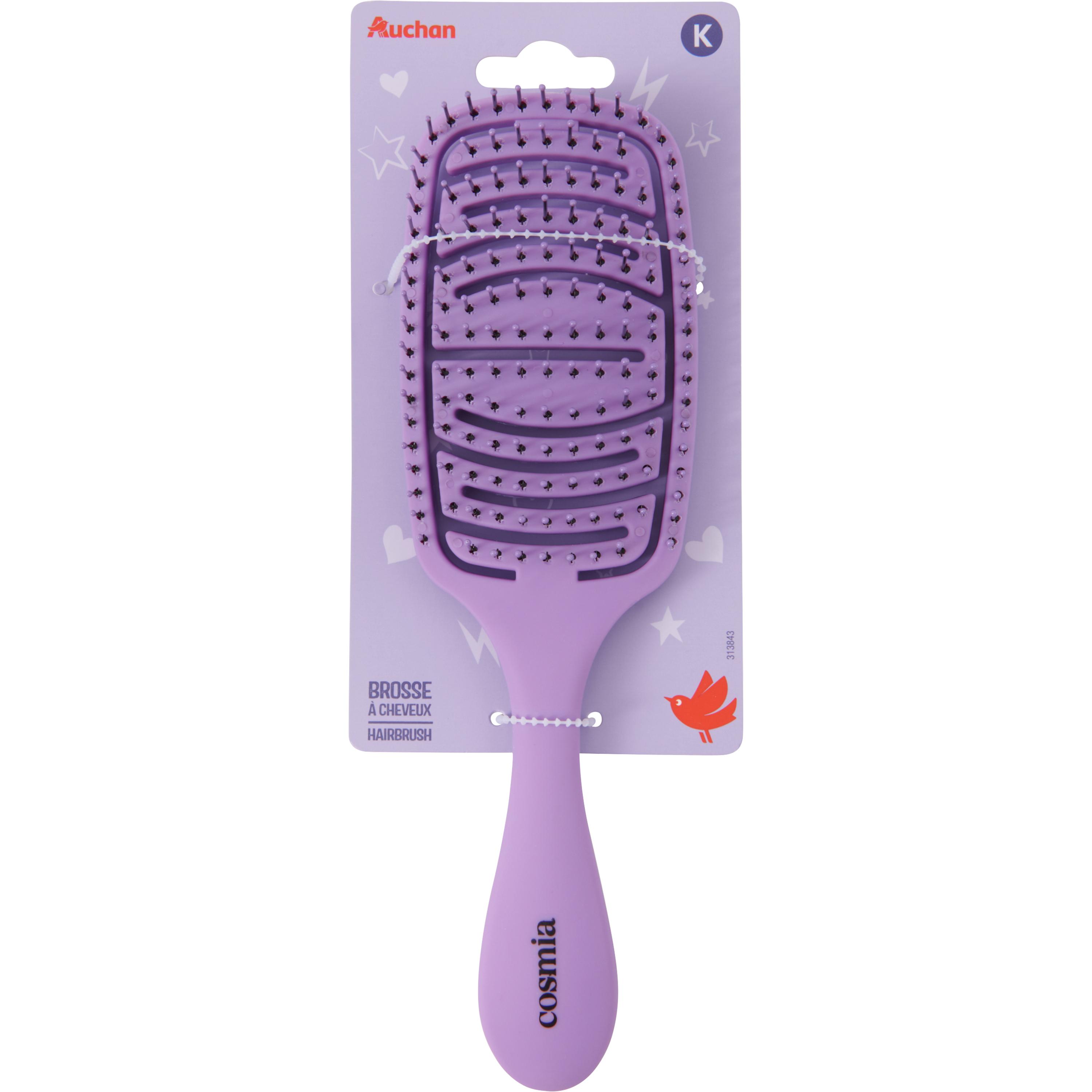 AUCHAN Brosse à cheveux paddle démêlante 1 pièce