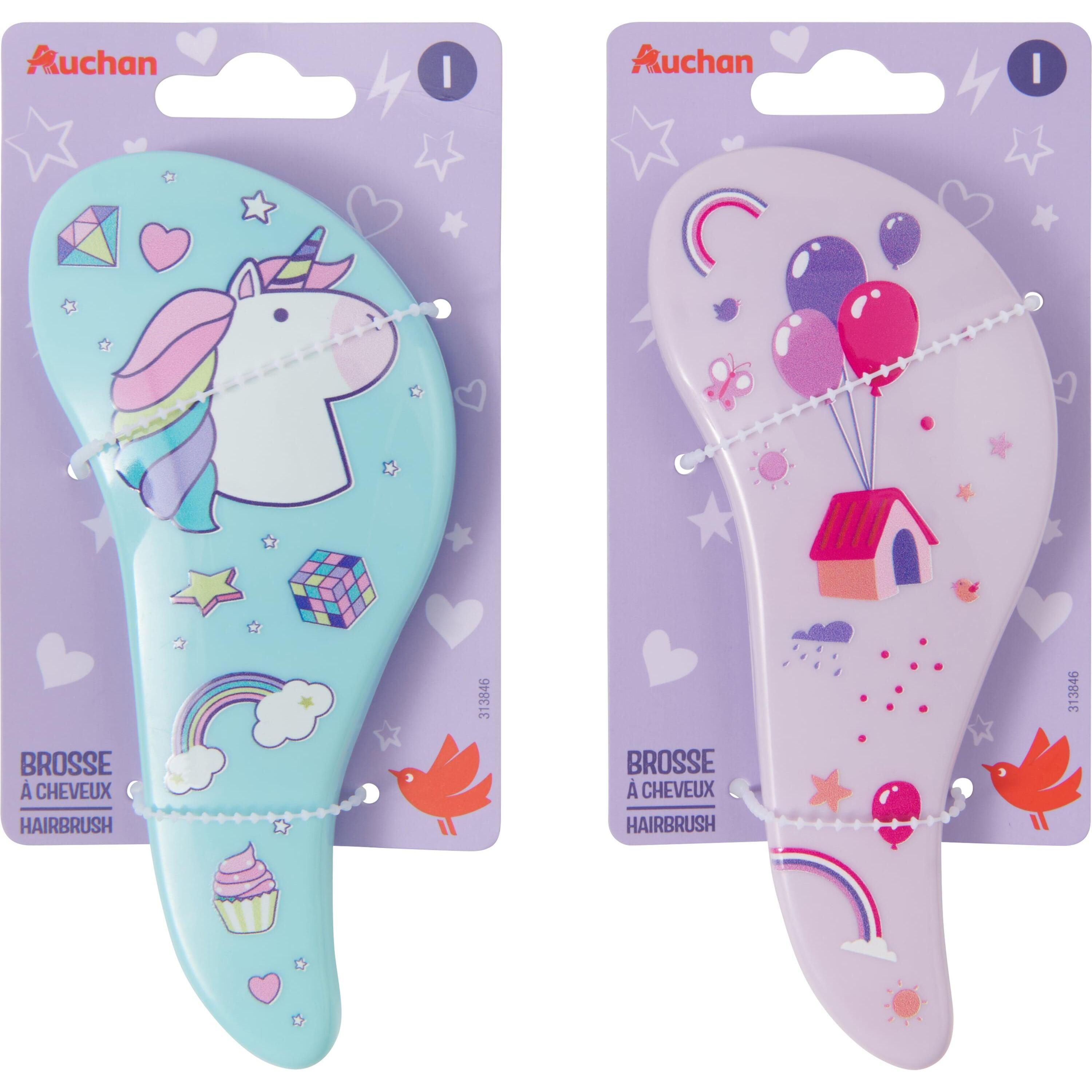AUCHAN Brosse à cheveux pour enfant 1 pièce