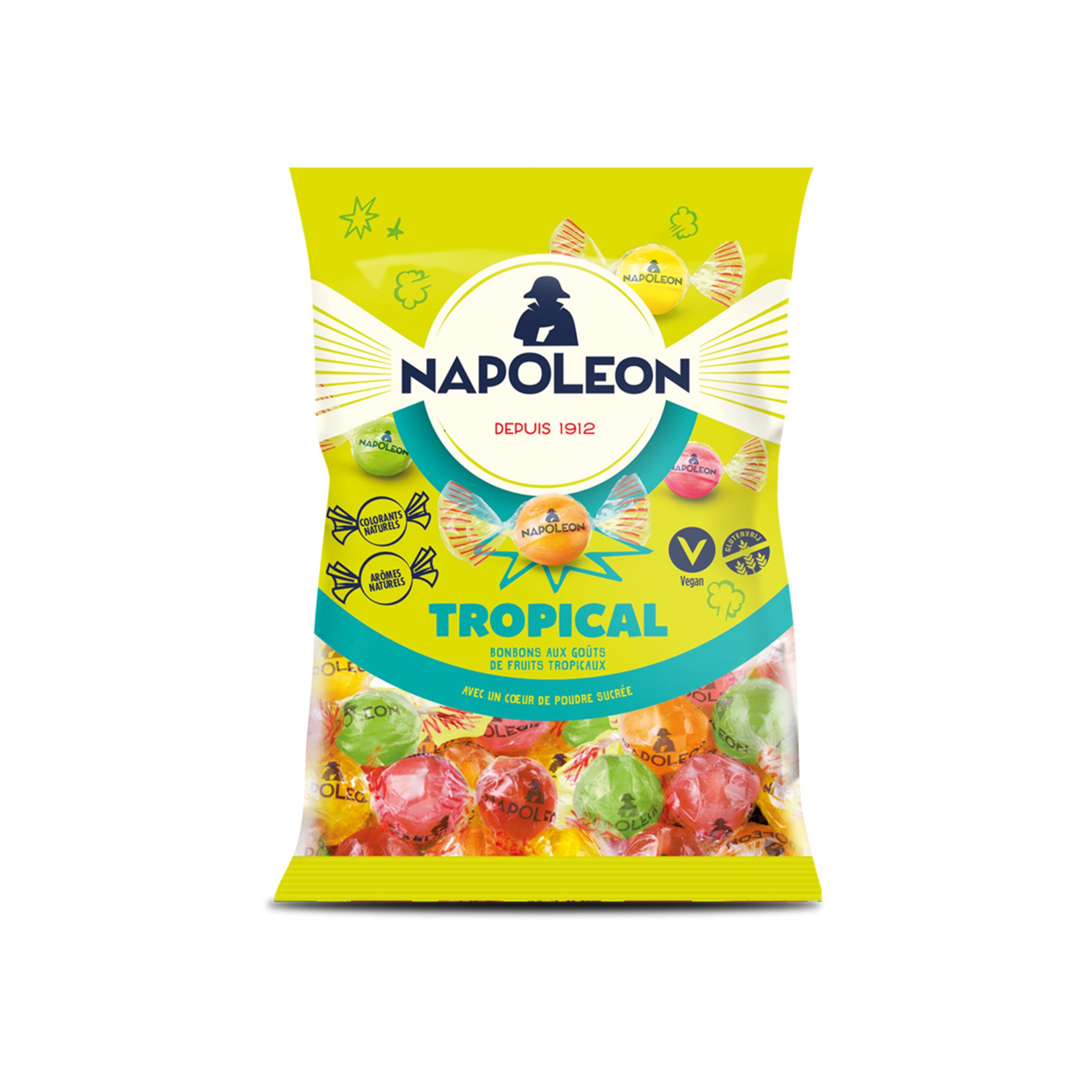 FIZZY Bonbons Napoleon aux goûts de fruits tropicaux 150g