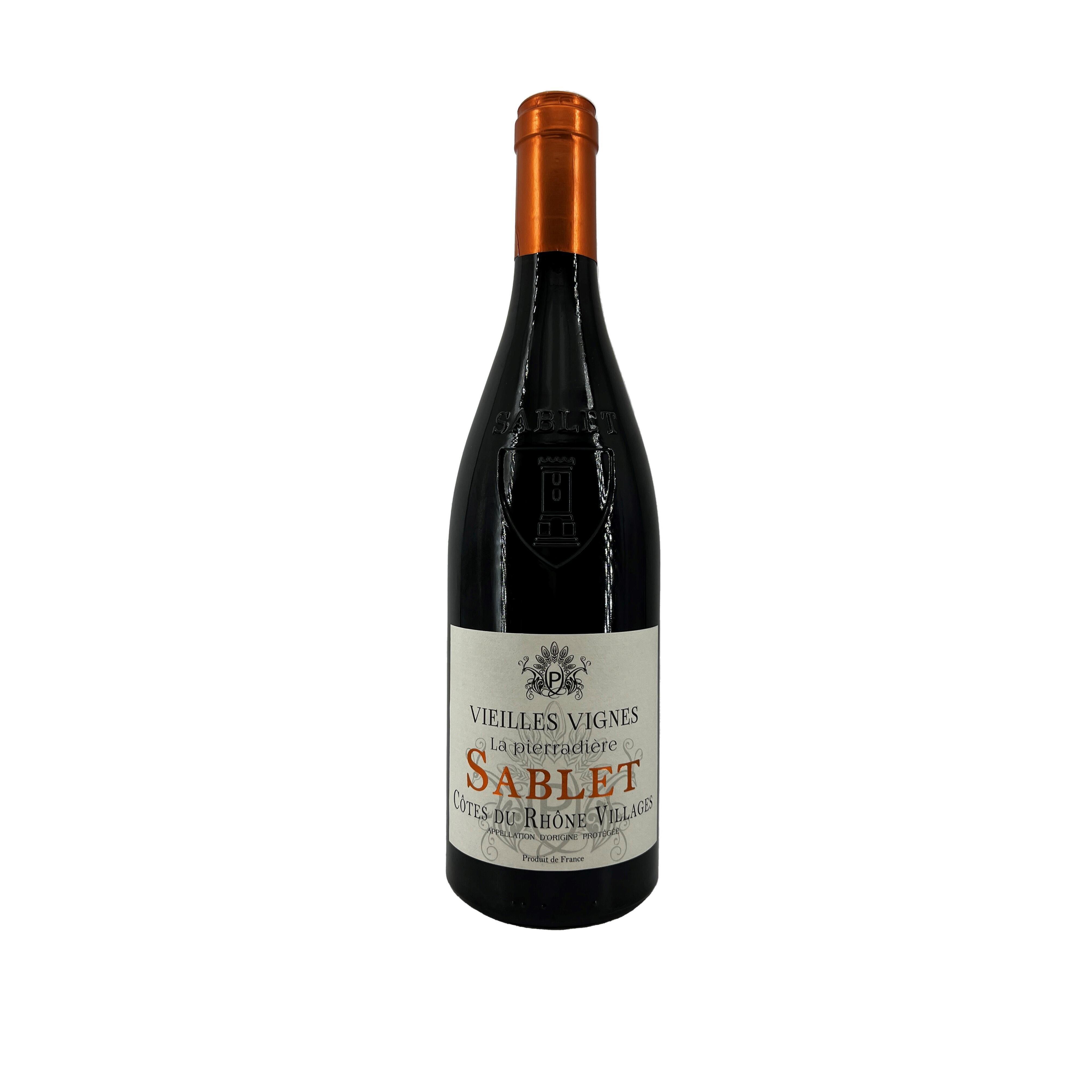 AOP Sablet Côtes du Rhône Villages La Pierradière Rouge Vieilles Vignes HVE 75cl