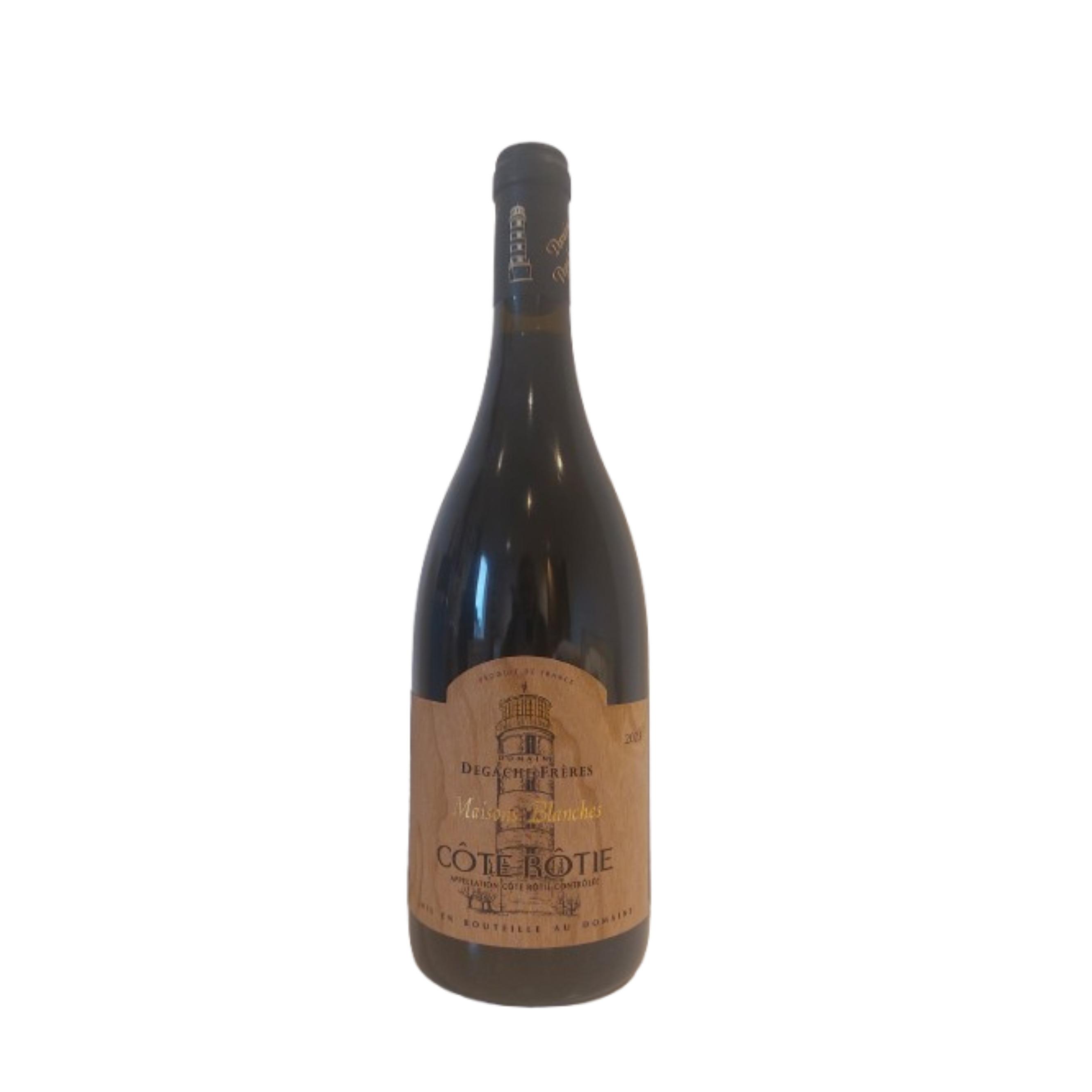 AOP COTE ROTIE Domaine Degache Freres rouge Maisons Blanches HVE 75cl