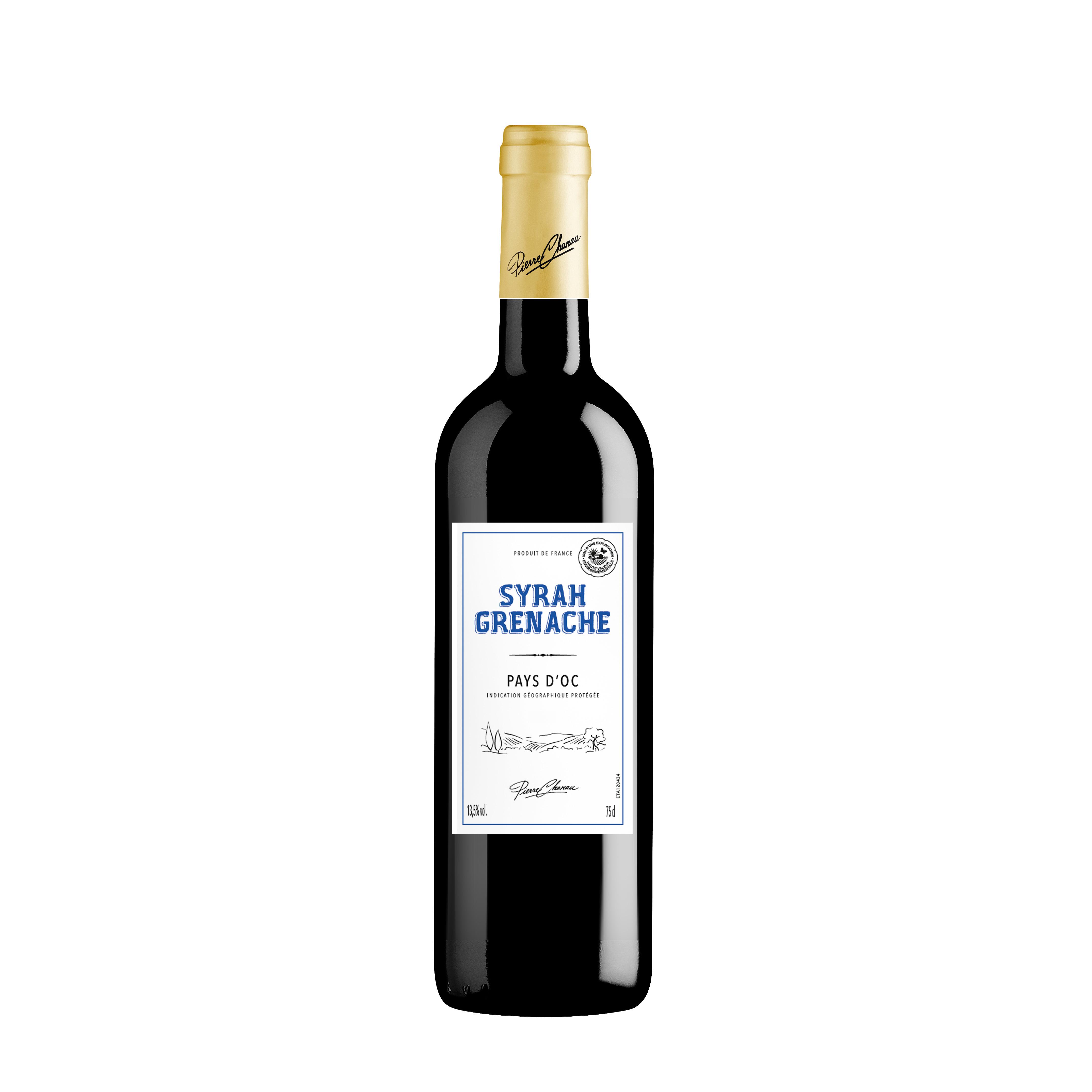 PIERRE CHANAU IGP Oc syrah grenache rouge HVE 75cl