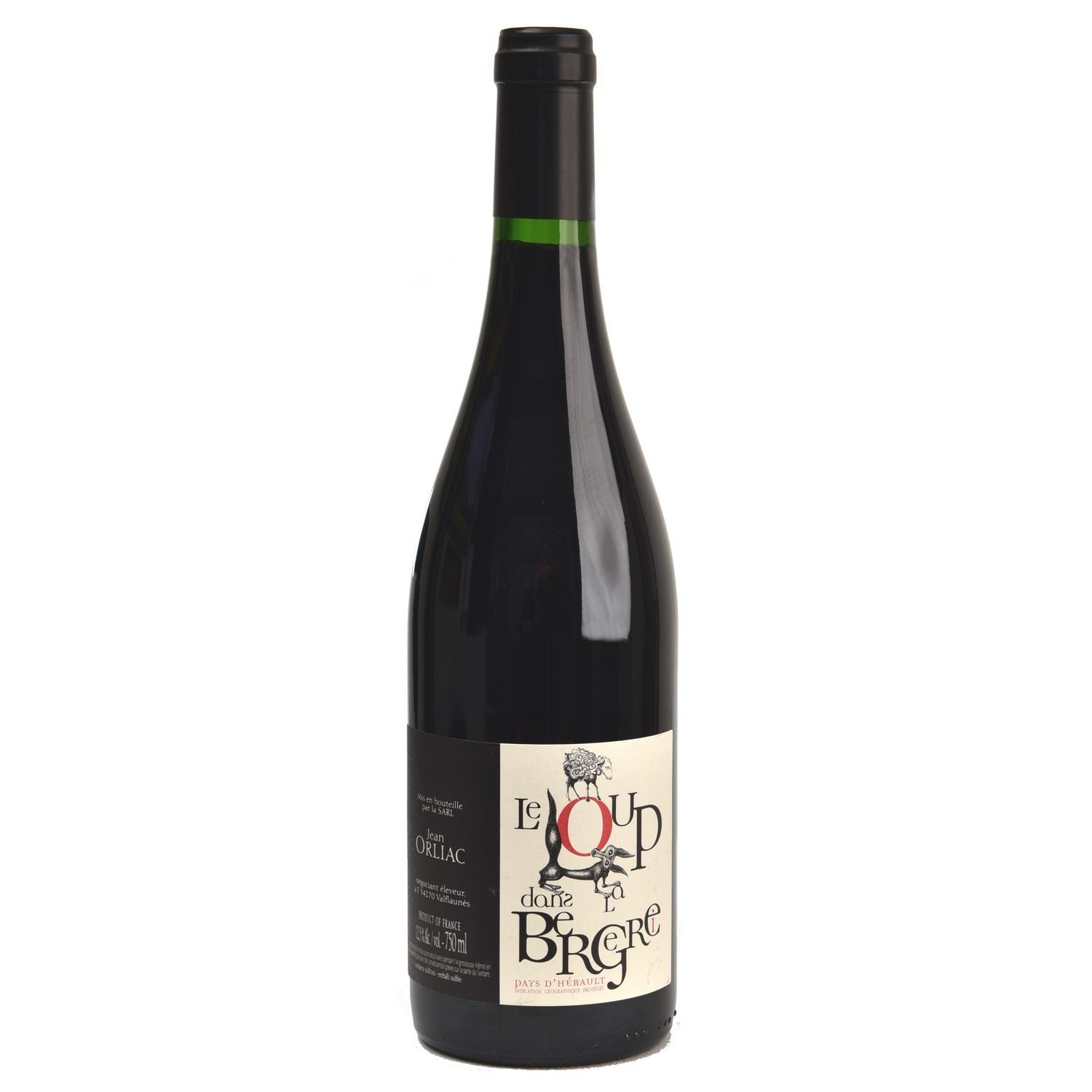 IGP Pays d'Hérault Le Loup dans la Bergerie Rouge 75cl