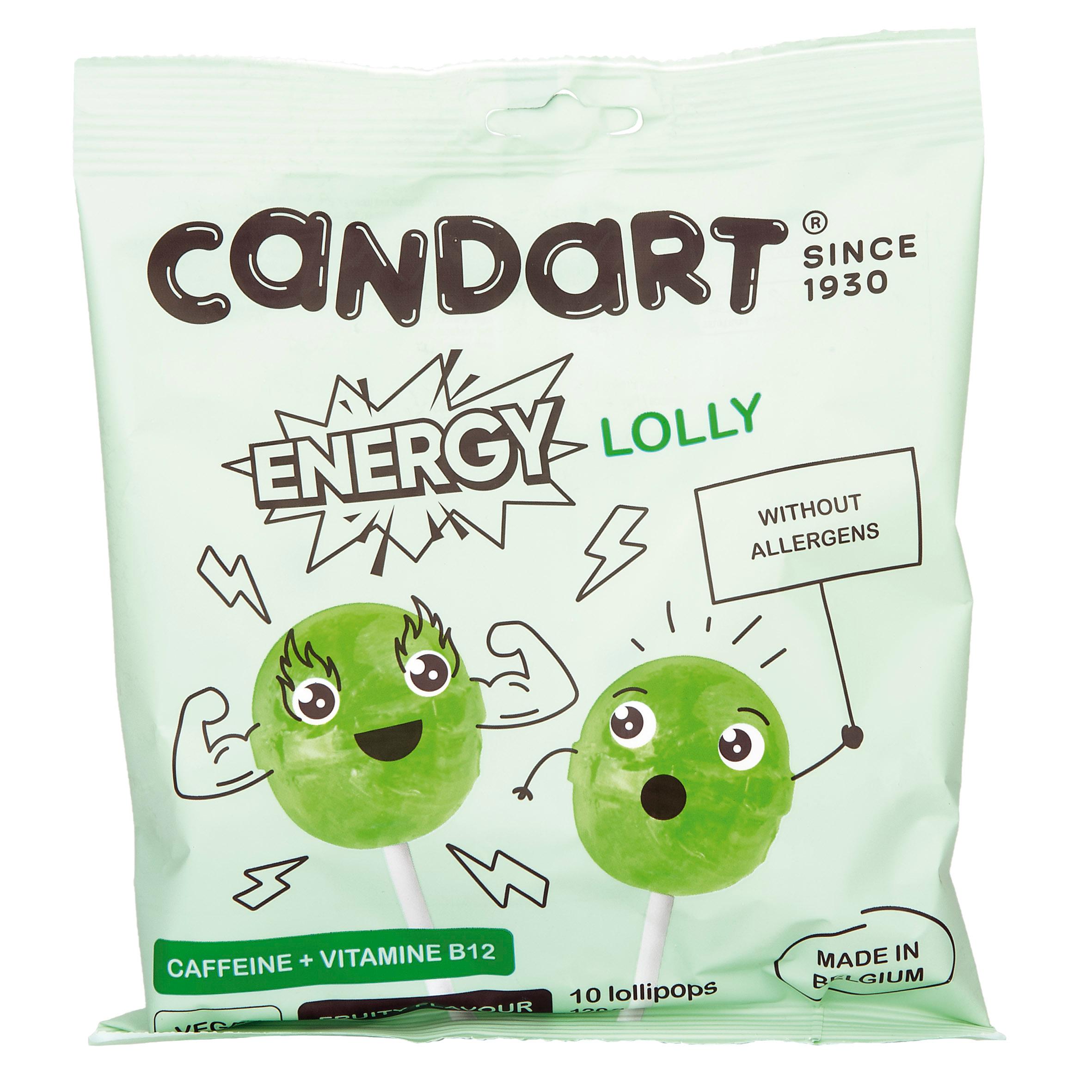 FIZZY Bonbons sucettes goût energy sachet 120g