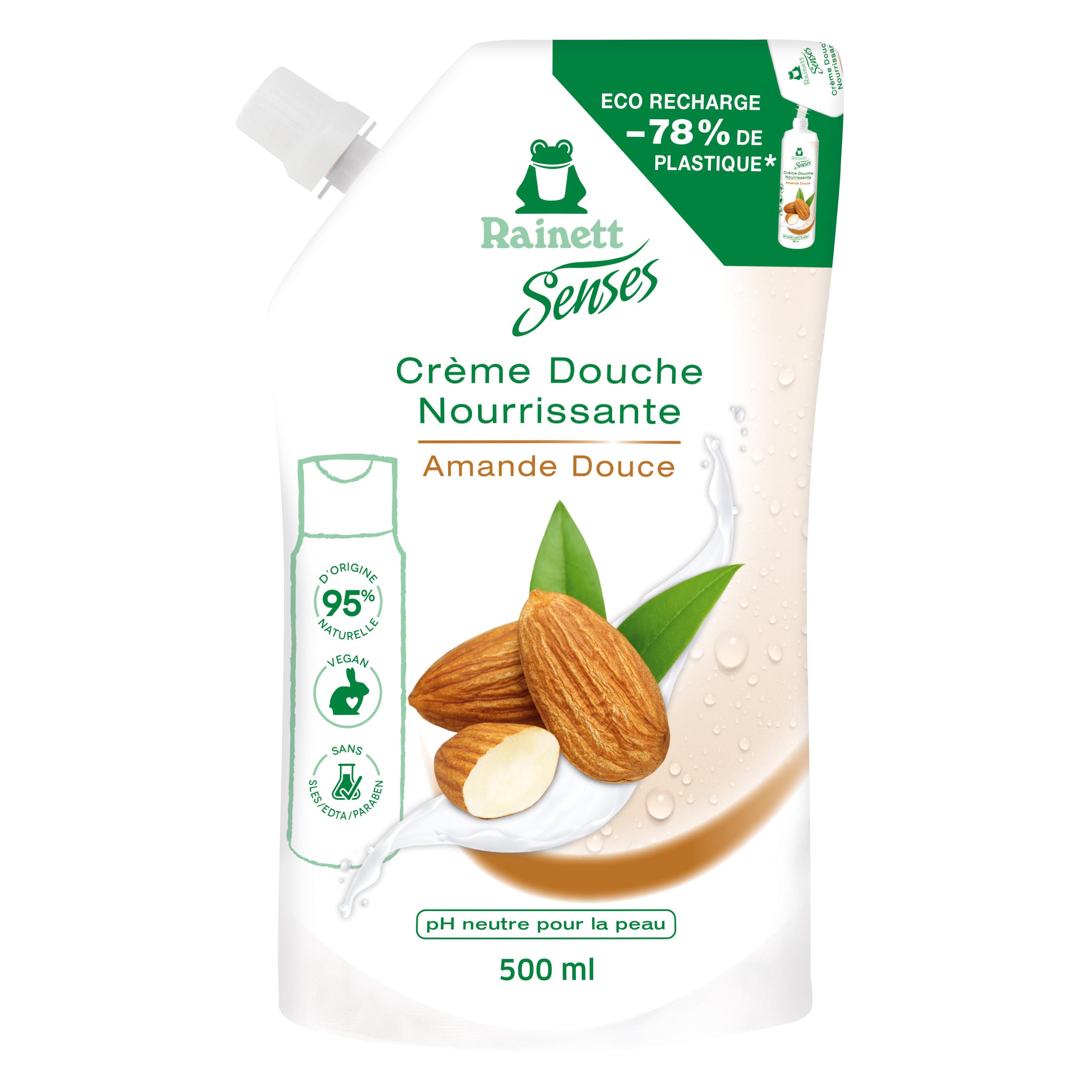 RAINETT Recharge crème douche nourrissante à l'amande douce 500ml