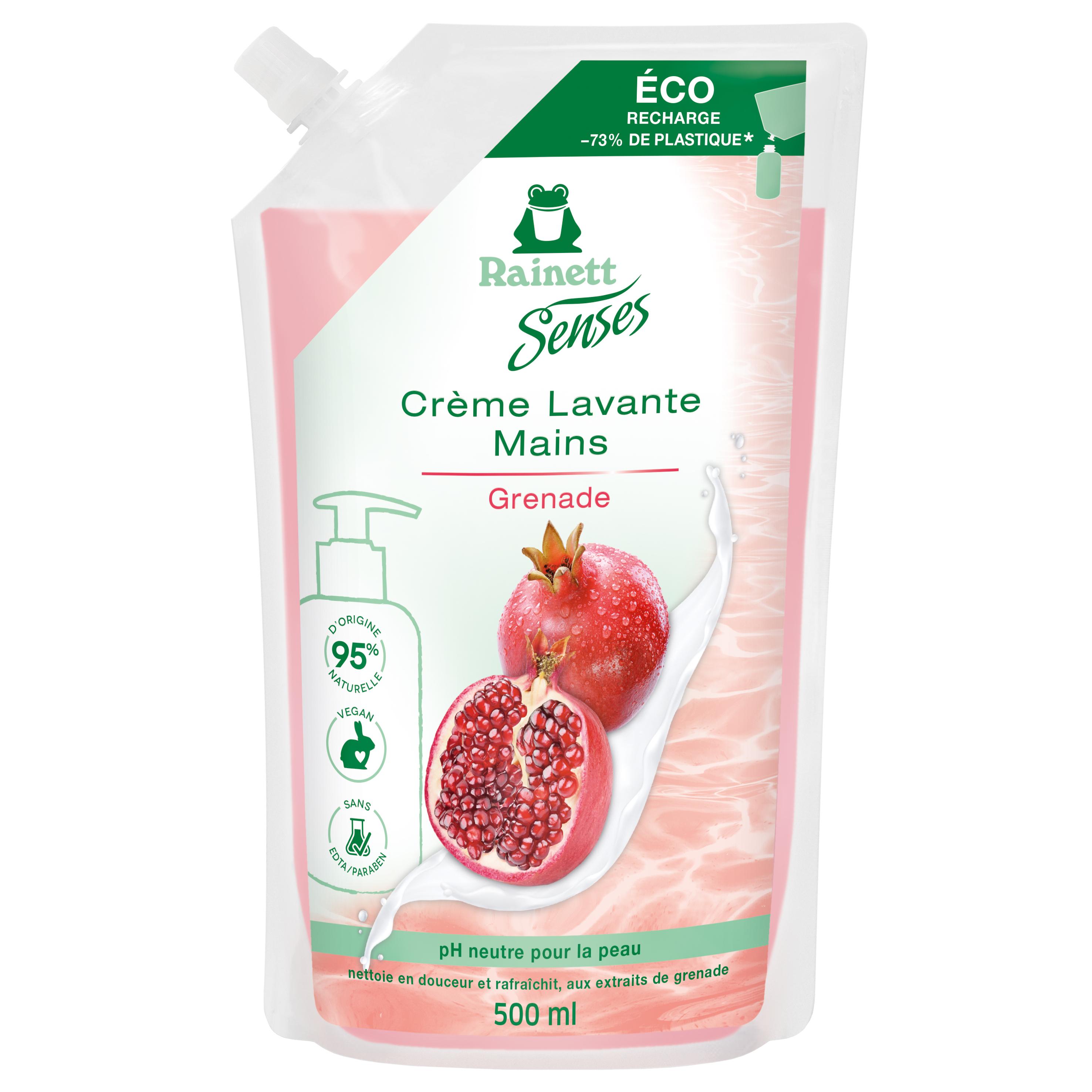 RAINETT Recharge crème lavante mains à la grenade 500ml