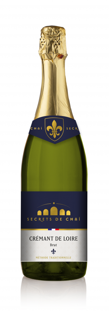 Crémant de Loire brut Secrets de Chai blanc 75cl