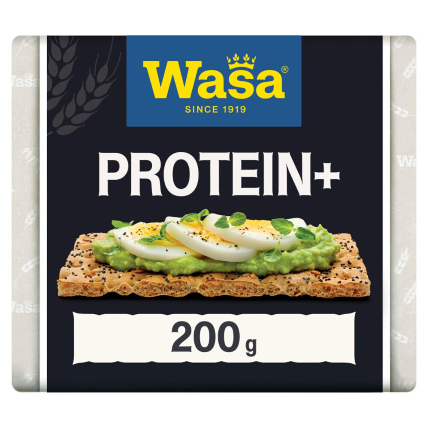 WASA Protein+ Tartines croustillantes aux graines de lin et pavot bleu 14 tartines 200g