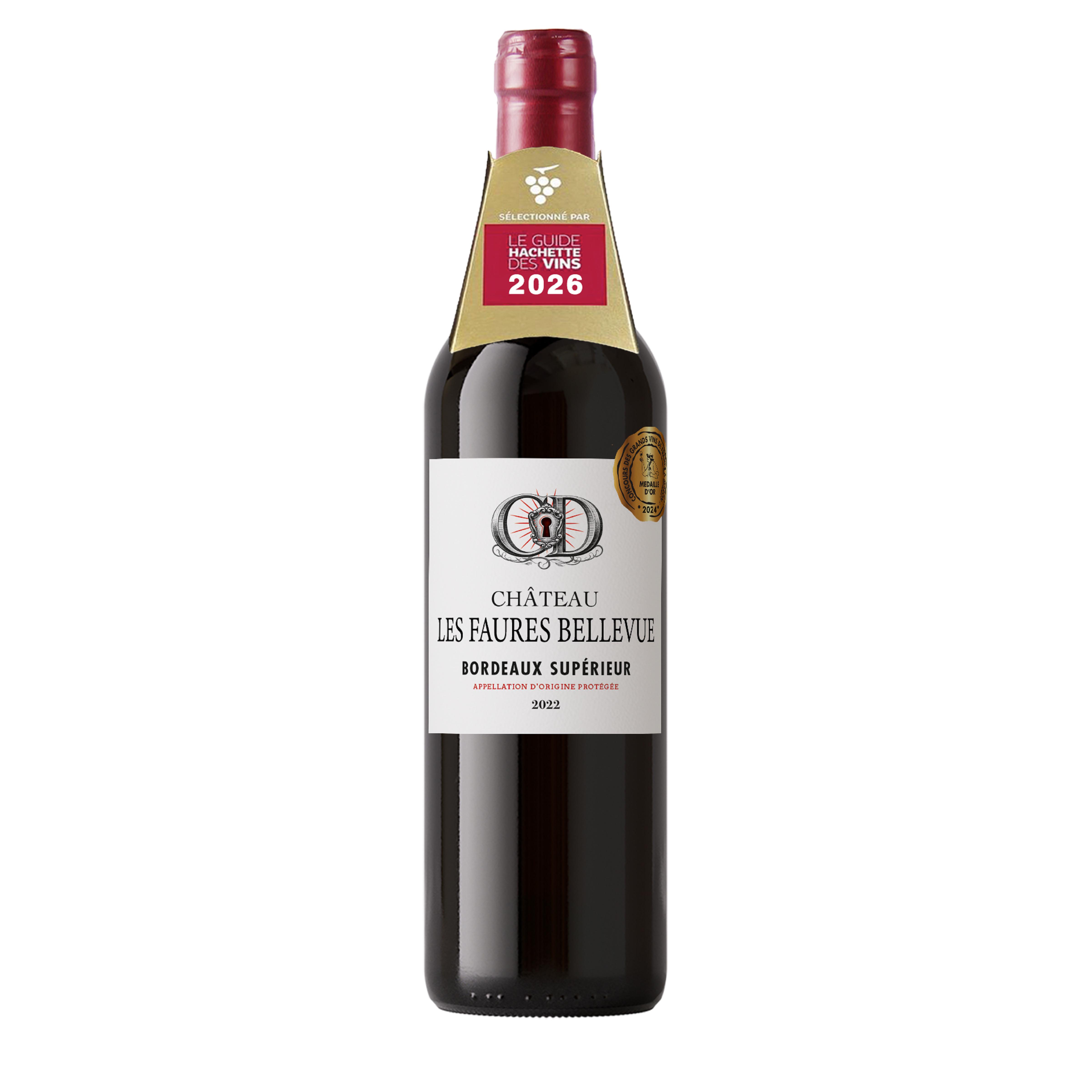 AOP Bordeaux Supérieur Château Faure Bellevue Médaille rouge 75cl