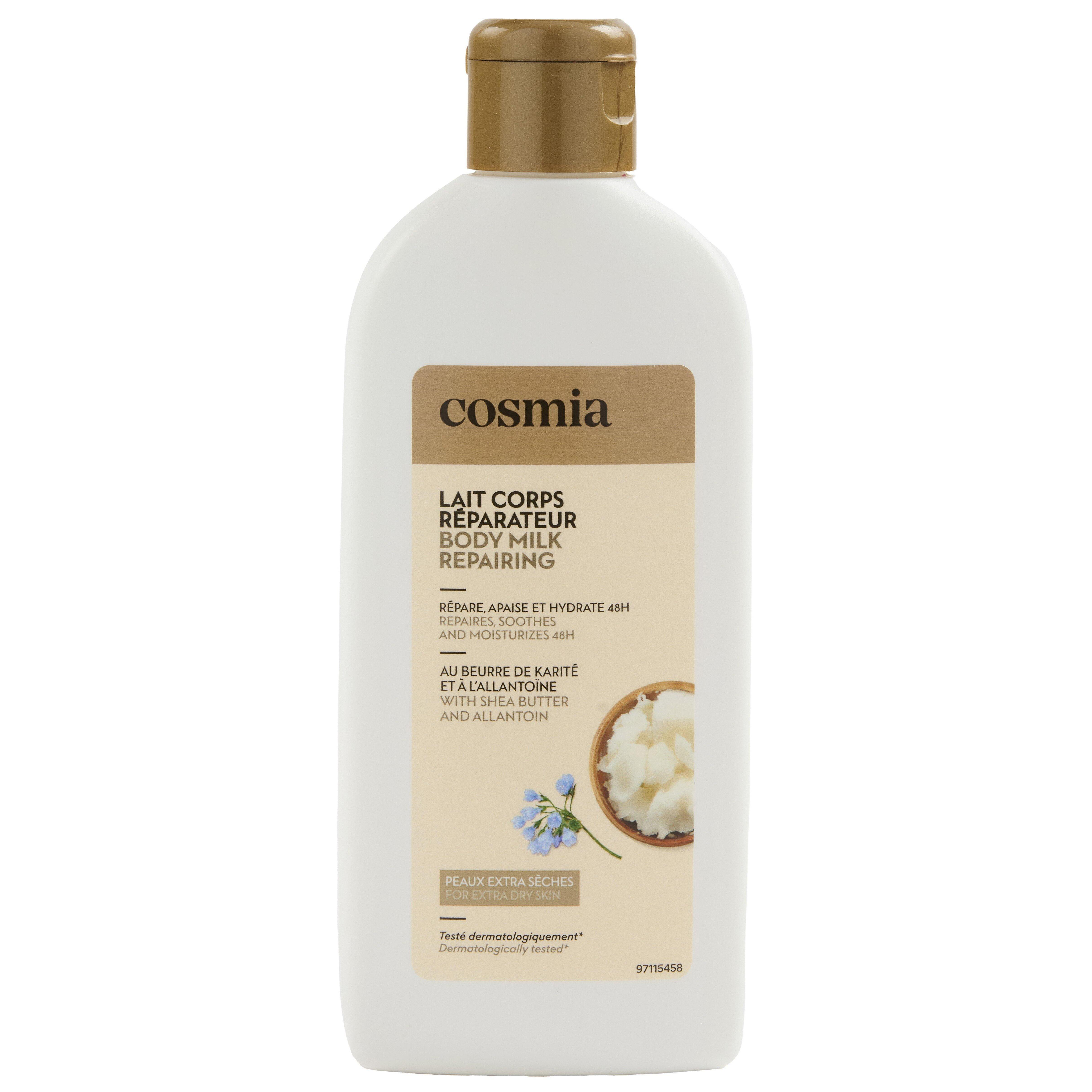 COSMIA Lait corps hydratant réparateur au beurre de karité 250ml
