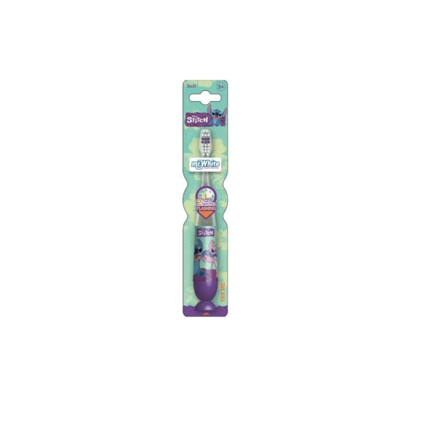 TINOKOU Brosse à dent enfant lumineuse Stitch 1 brosse à dents