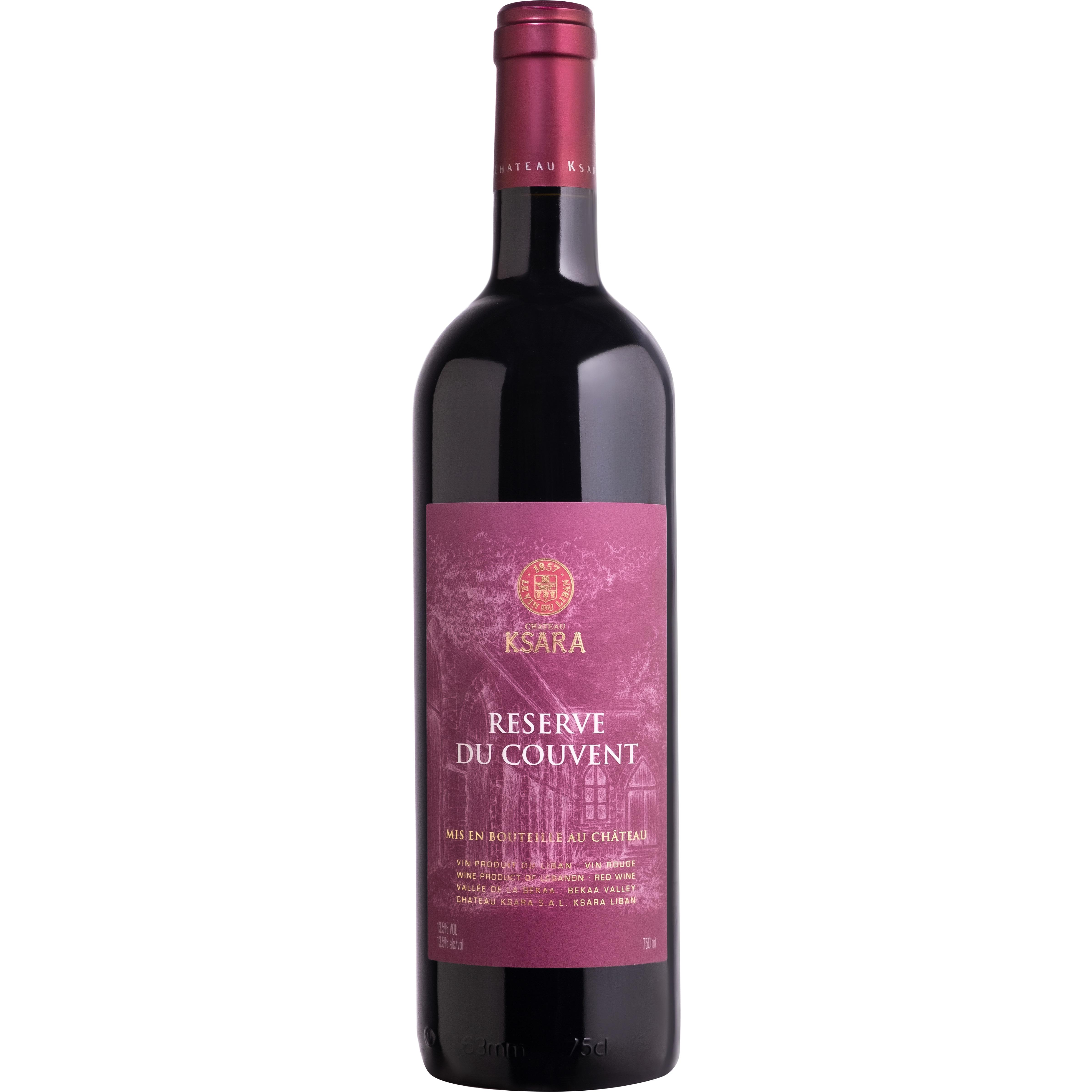 Vin Chateau Ksara rouge du Liban Réserve du Couvent 75cl