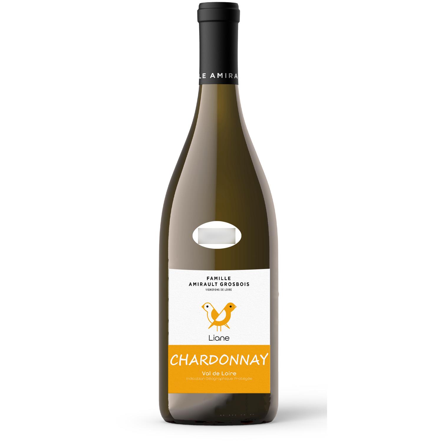 IGP Val de Loire Famille Amirault-Grosbois Blanc Chardonnay Liane 75cl