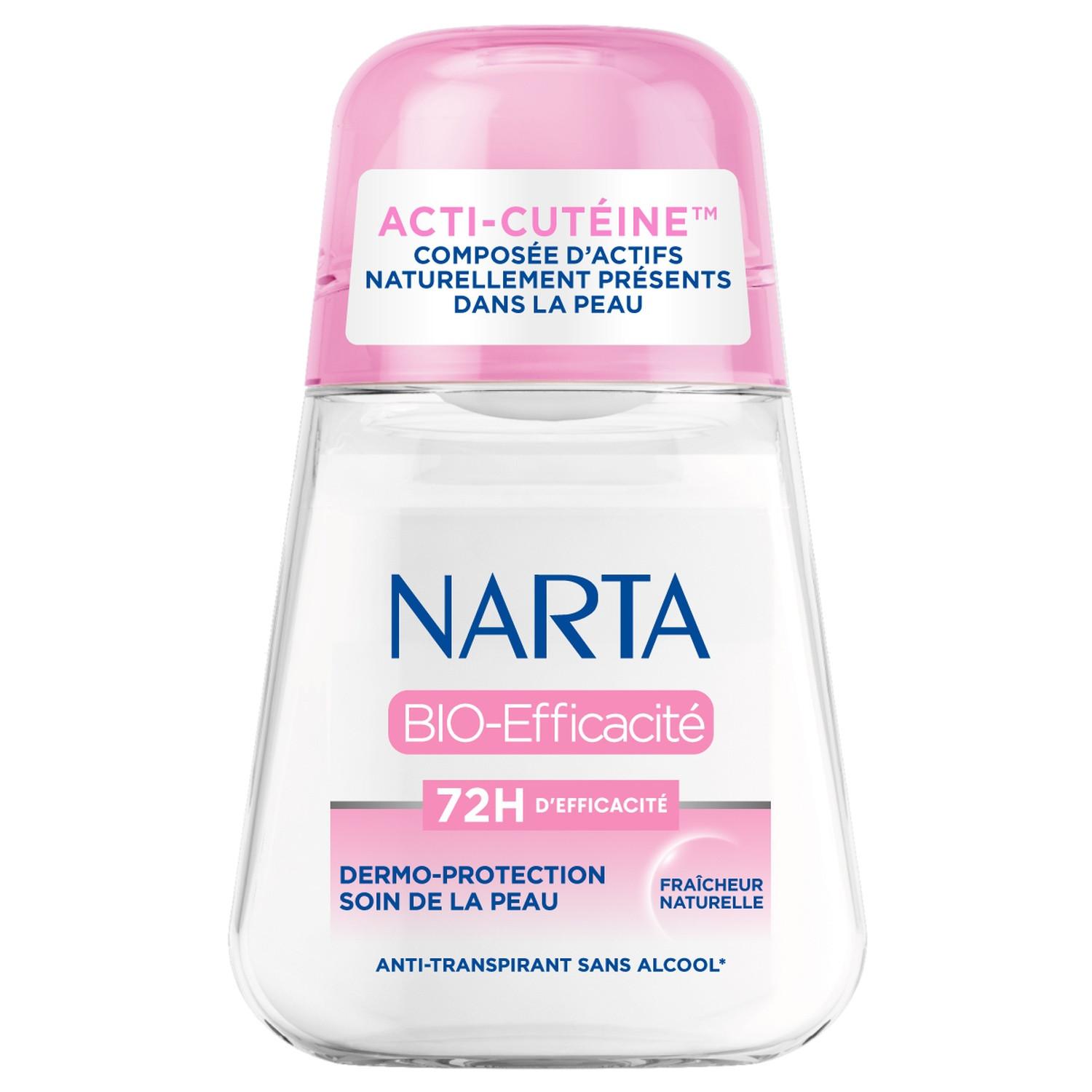 NARTA Bio-Efficacité Déodorant bille 72H fraicheur naturelle 50ml