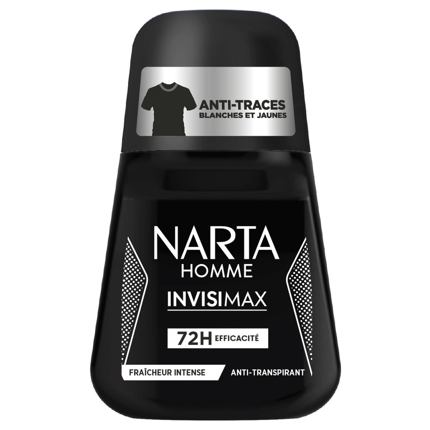 NARTA Homme Invisimax Déodorant 72H fraicheur intense 50ml
