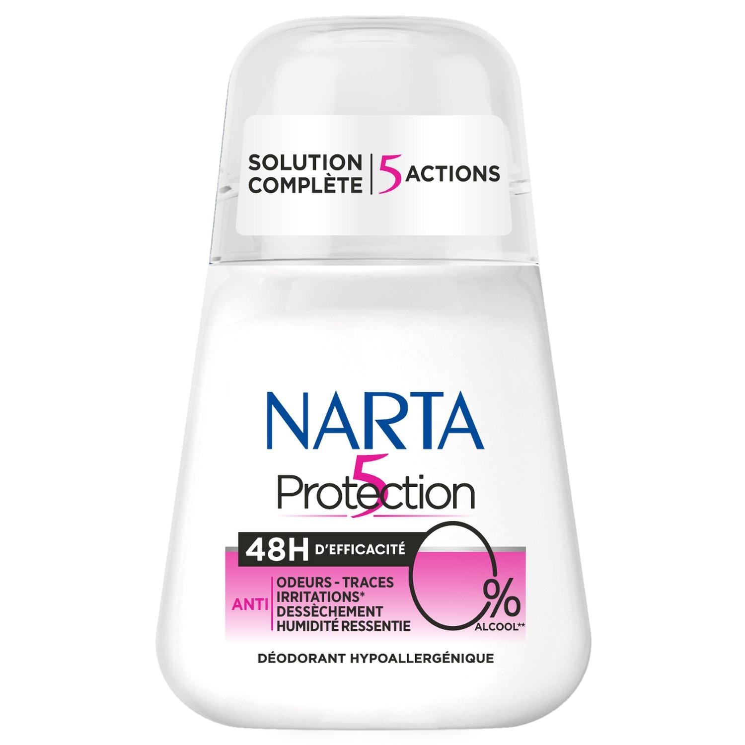 NARTA Protection 5 Déodorant bille 48h 50ml
