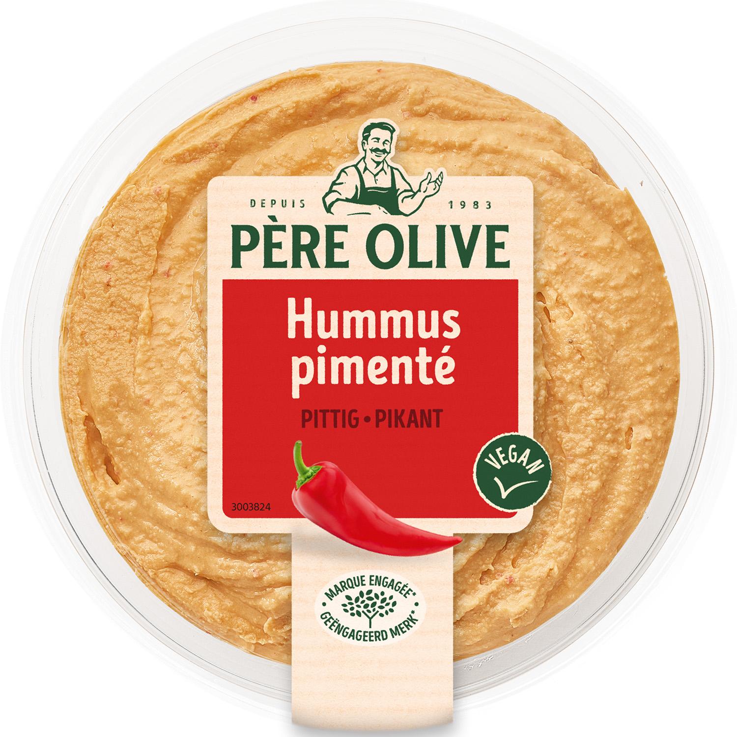 PÈRE OLIVE Houmous piquant 175g
