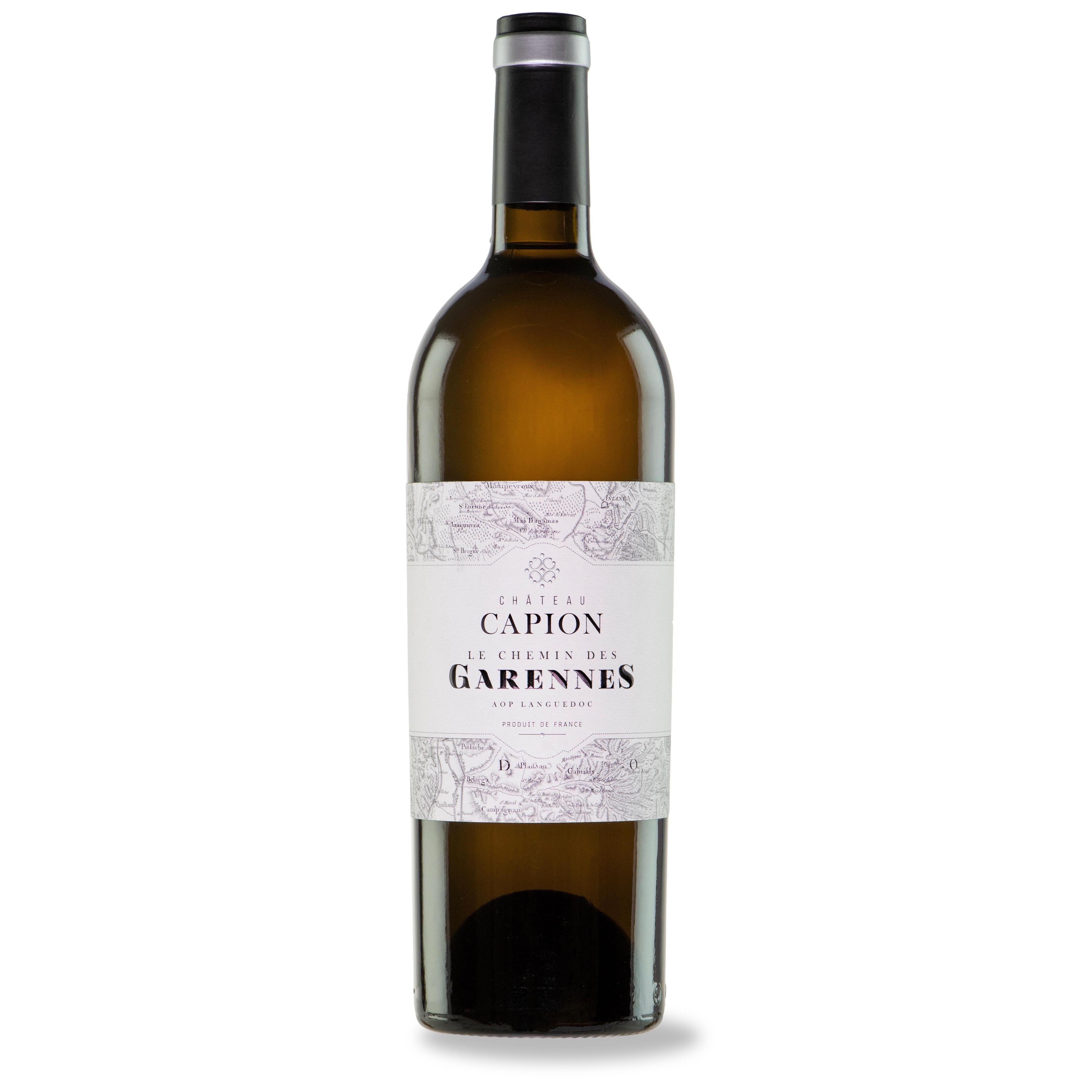 Voir la diapositive 2 : Vin Chateau Capion blanc 2023 Le Chemin des Garennes bio 75cl