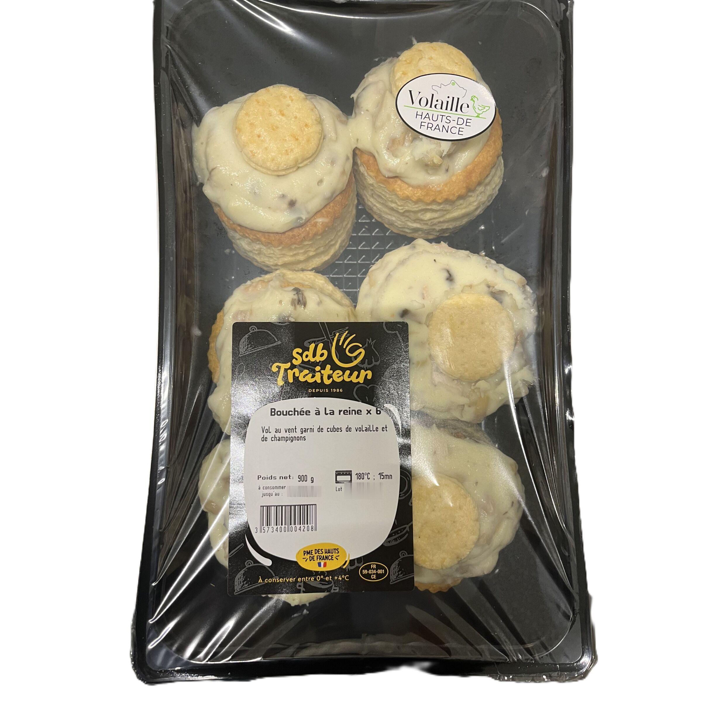 SDB TRAITEUR Bouchée à la reine 6 pièces 150g