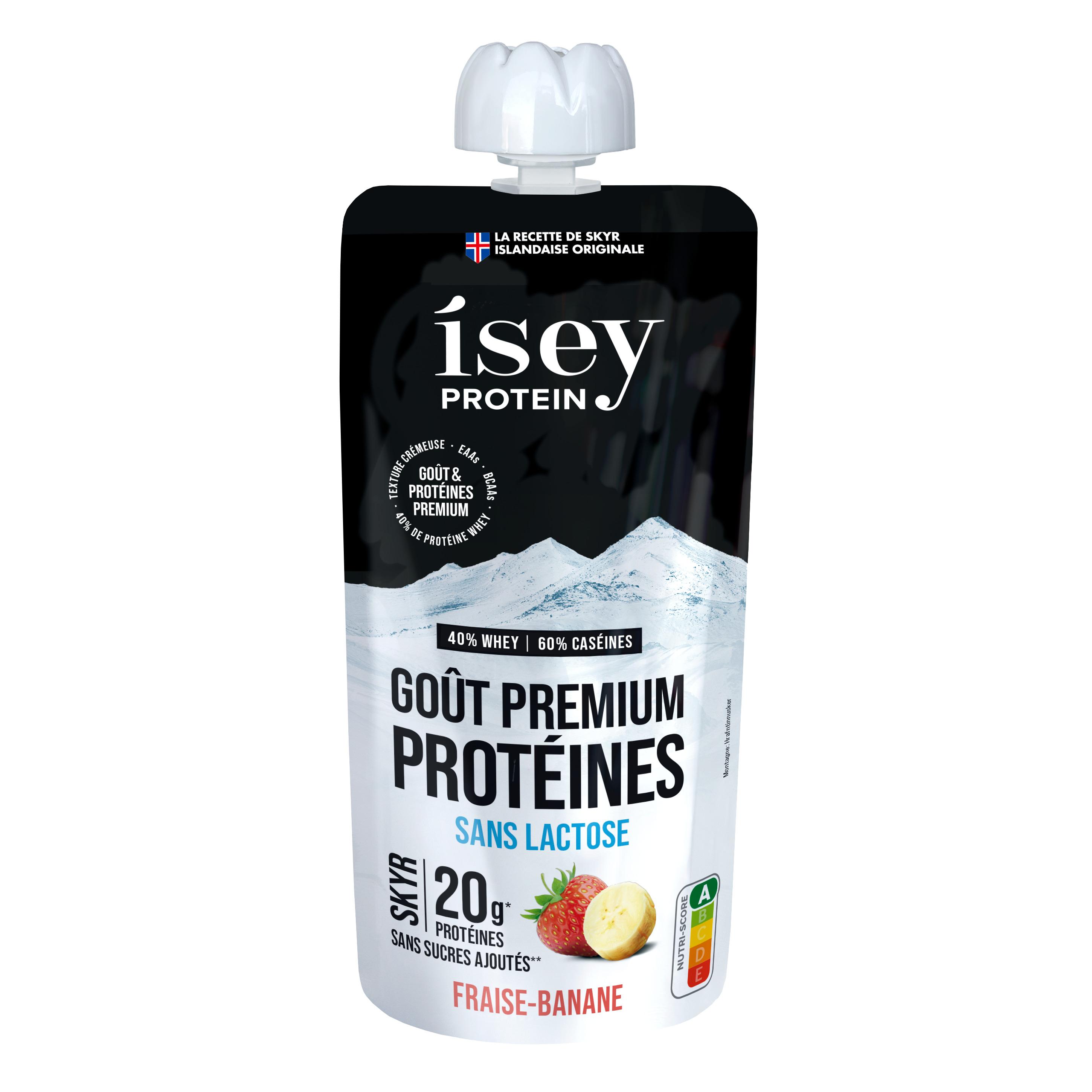 ISEY Protein Skyr saveur fraise banane 125g