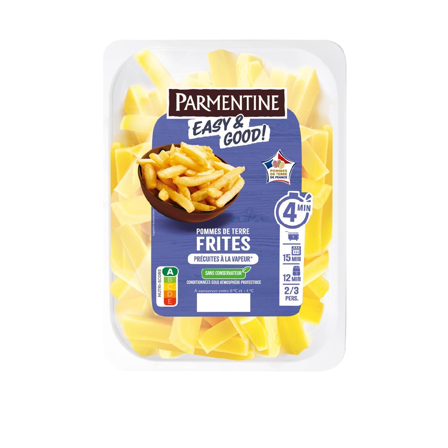 PARMENTINE EASY & GOOD Pommes de terre frites précuites à la vapeur 500g