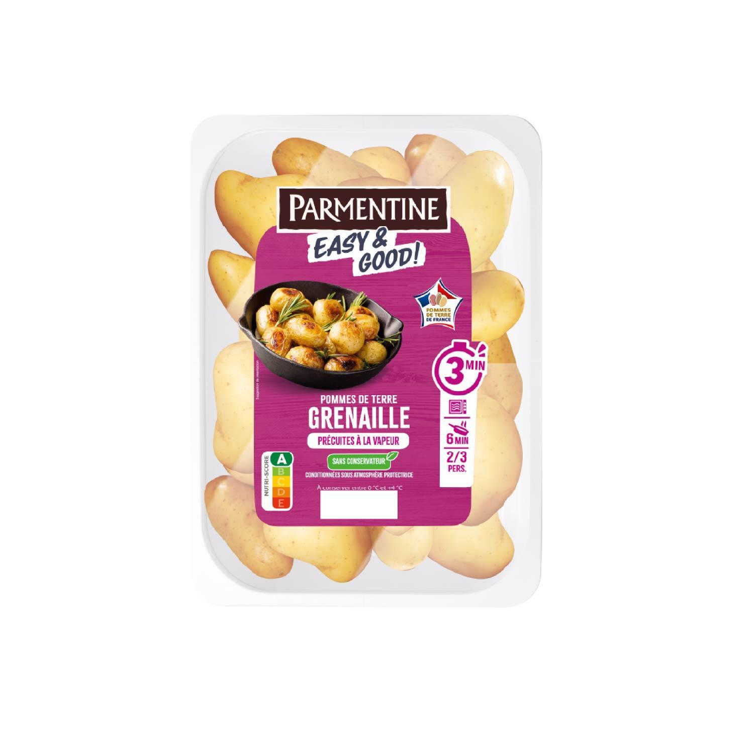PARMENTINE EASY & GOOD Pommes de terre grenailles précuites à la vapeur 600g