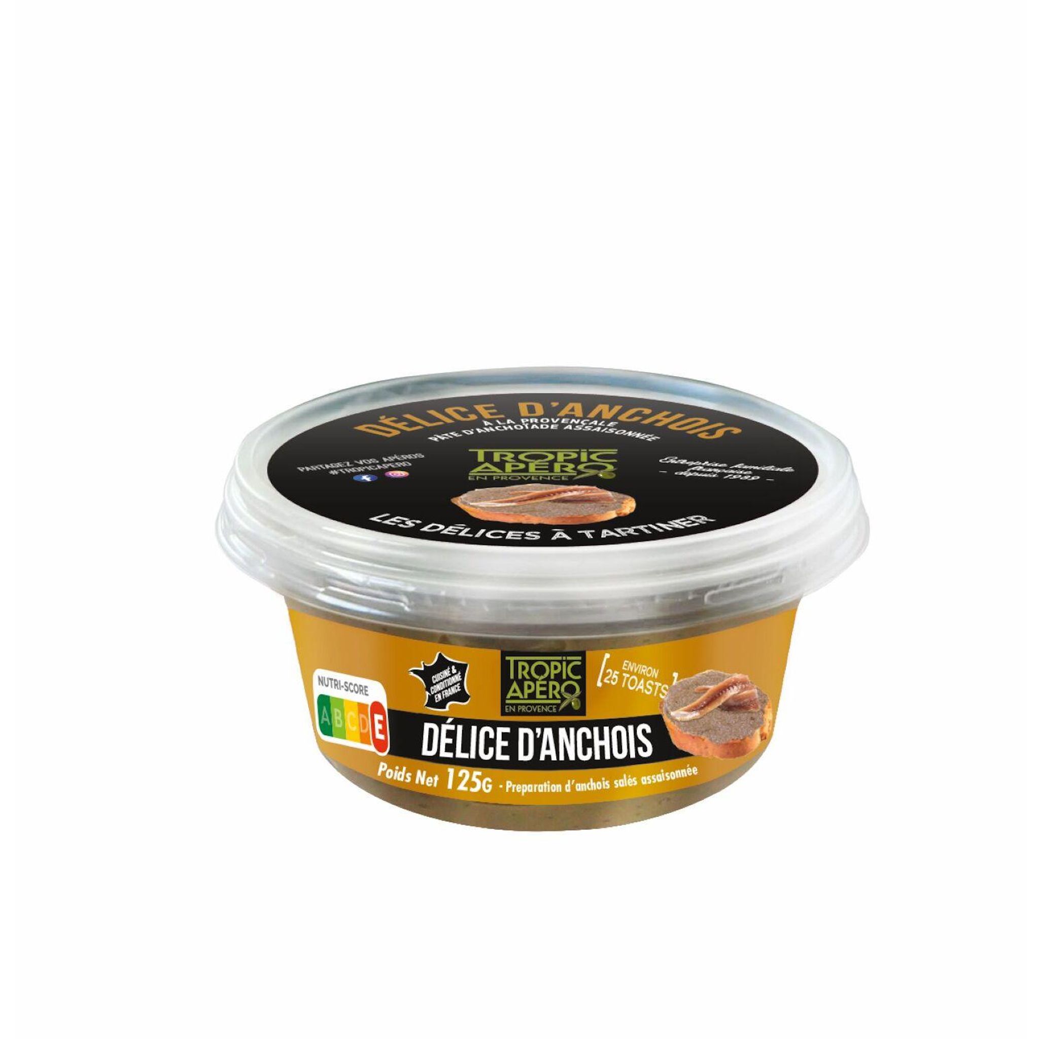 TROPIC APERO Délice d'anchois 125g