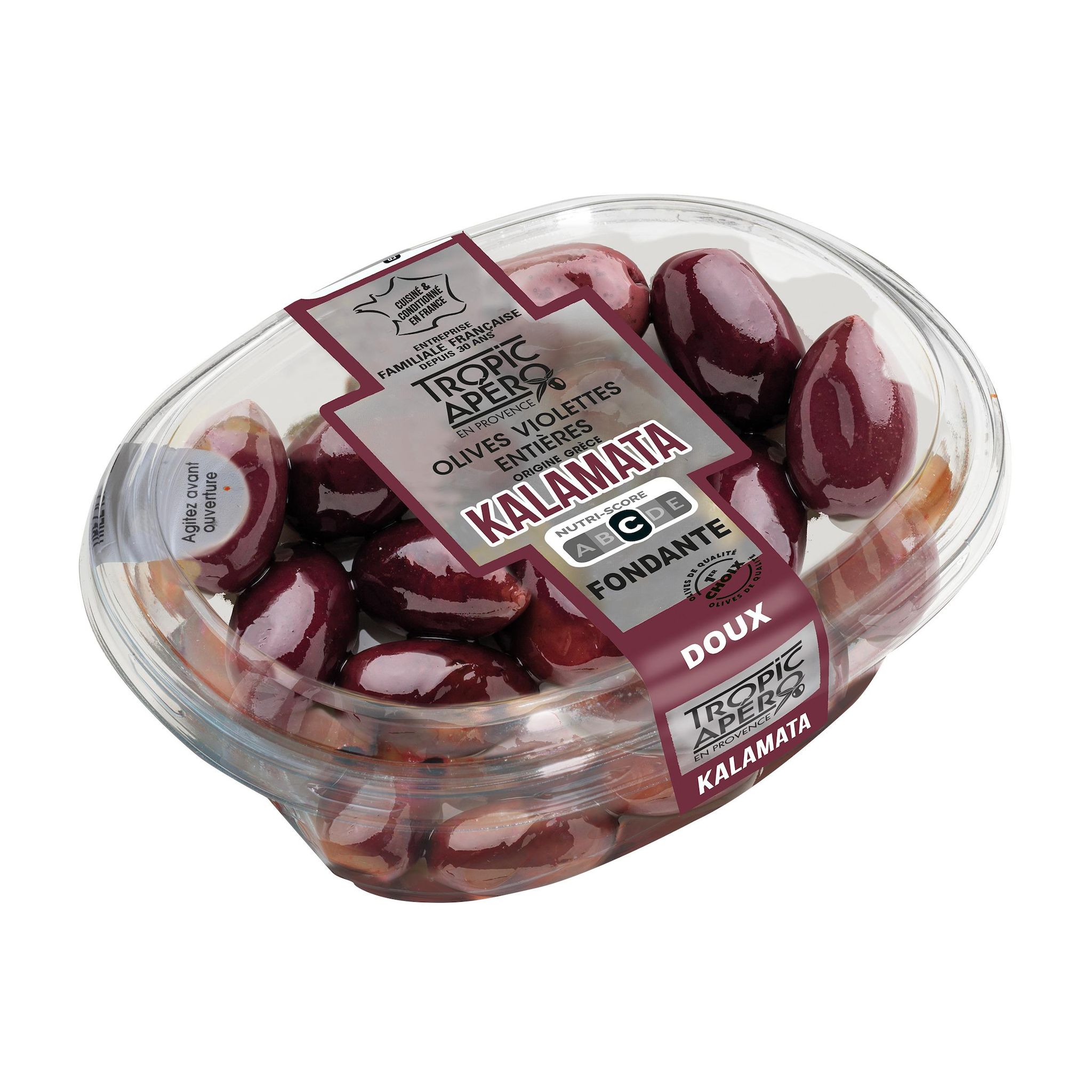 TROPIC APERO Olives violettes entières Kalamata 220g