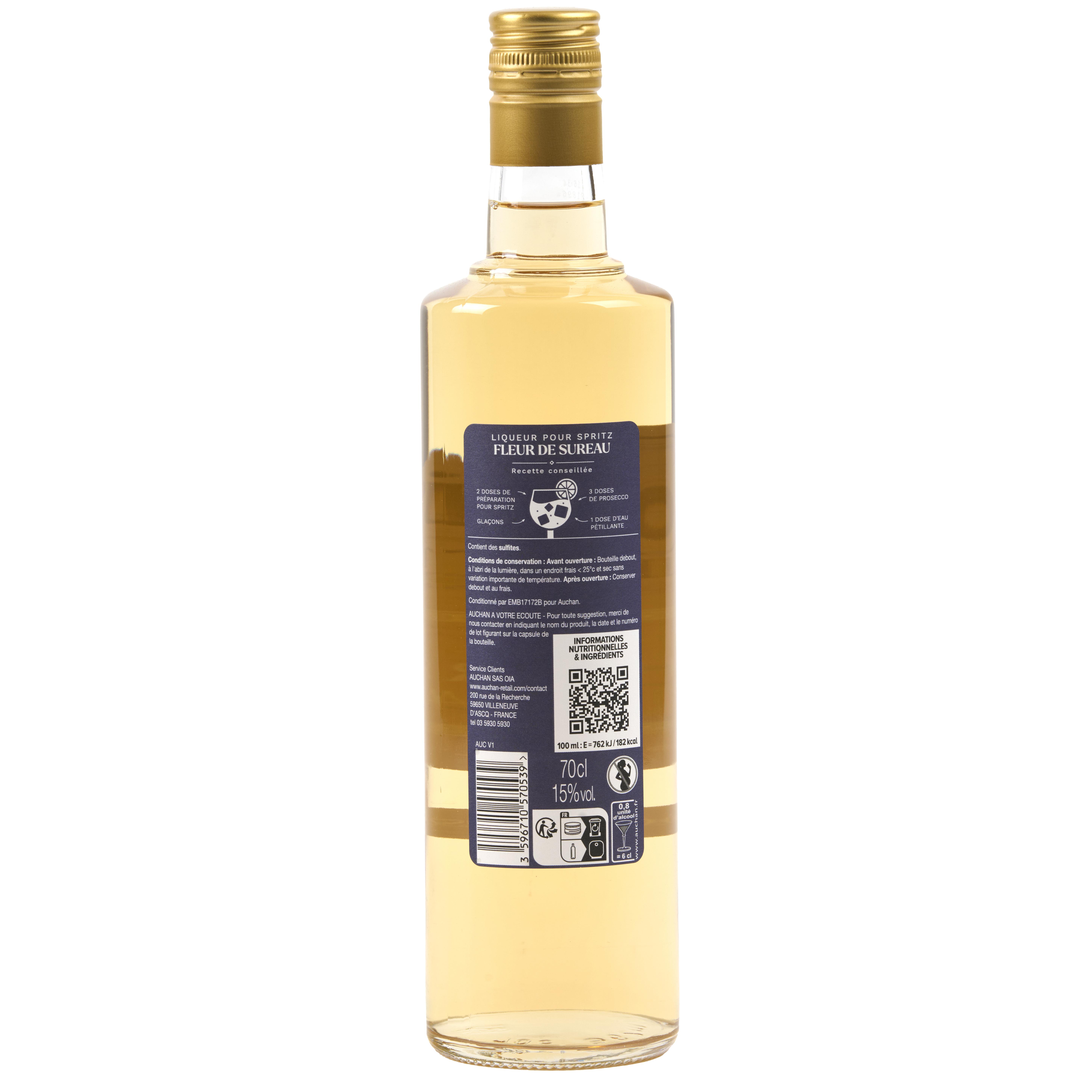 Voir la diapositive 2 : COCKTAIL COLLECTION Liqueur pour spritz fleur de sureau 15% 70cl