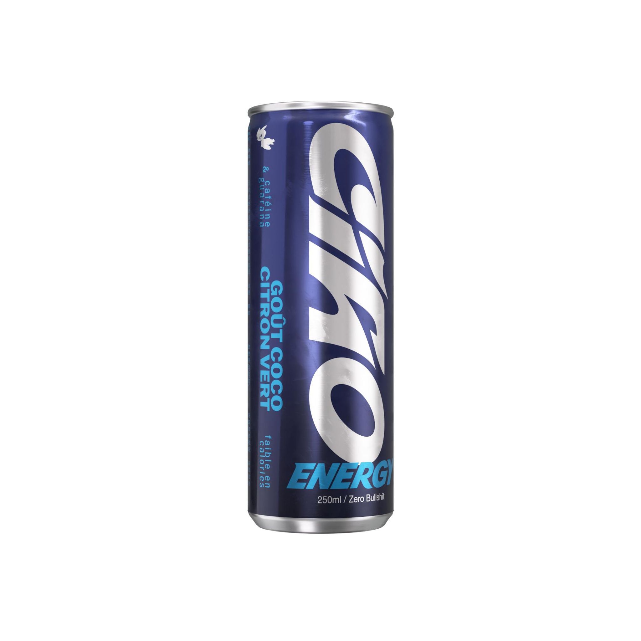 CIAO ENERGY Boisson énergisante gazeuse saveur coco et citron vert boîte 25cl