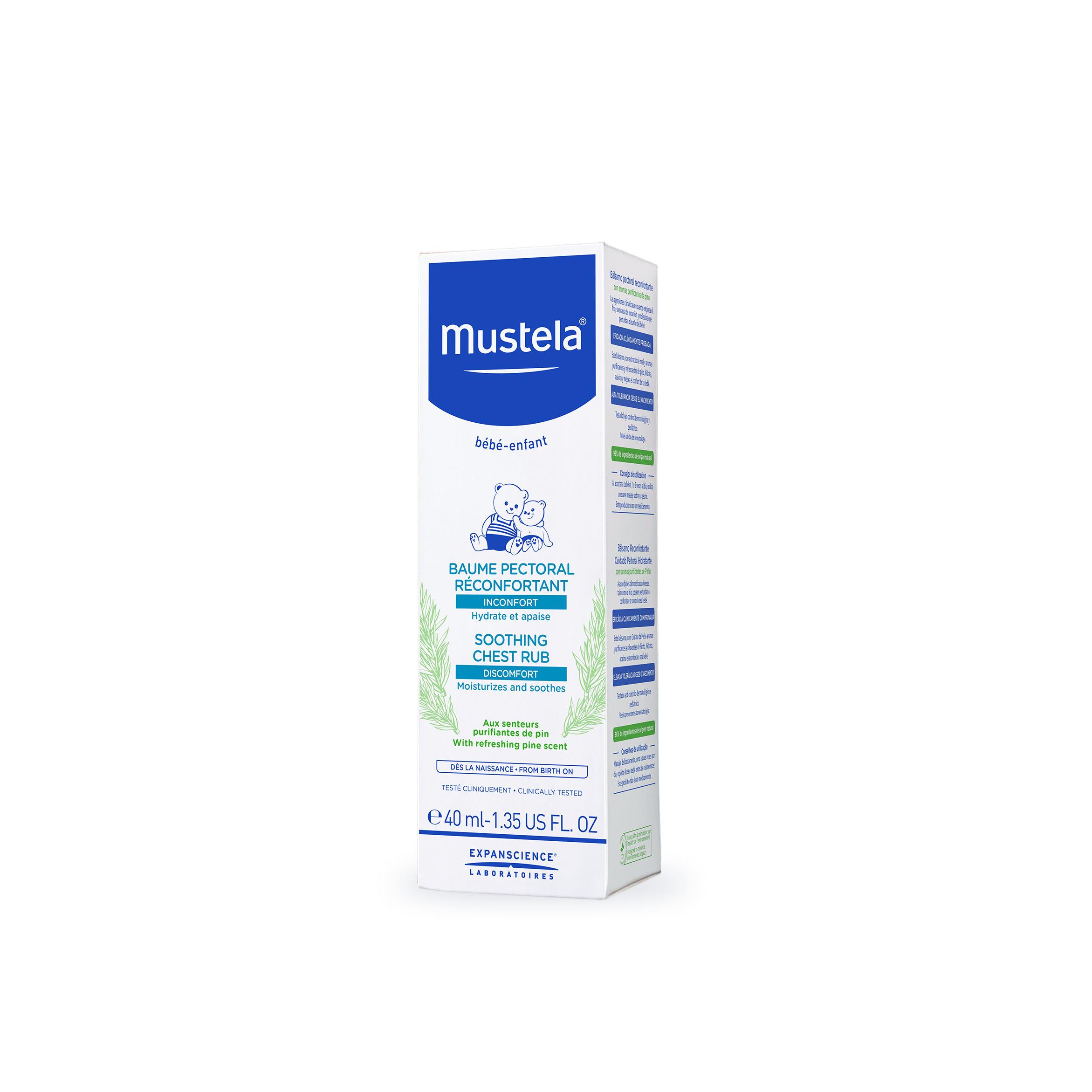 MUSTELA Baume pectoral réconfortant hydratant 40ml